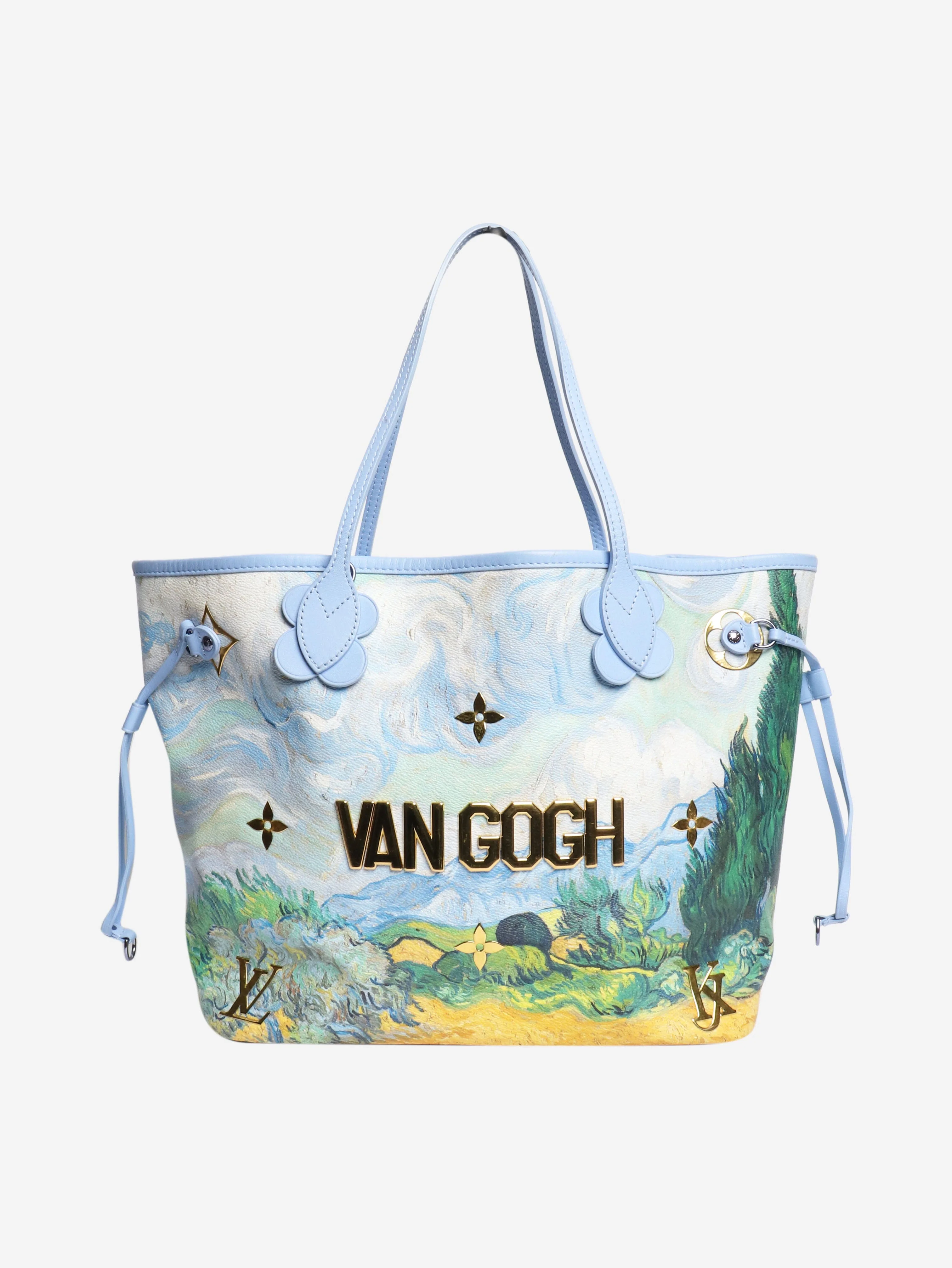 Blue 2017 Limited Edition Van Gogh Neverfull MM tote bag