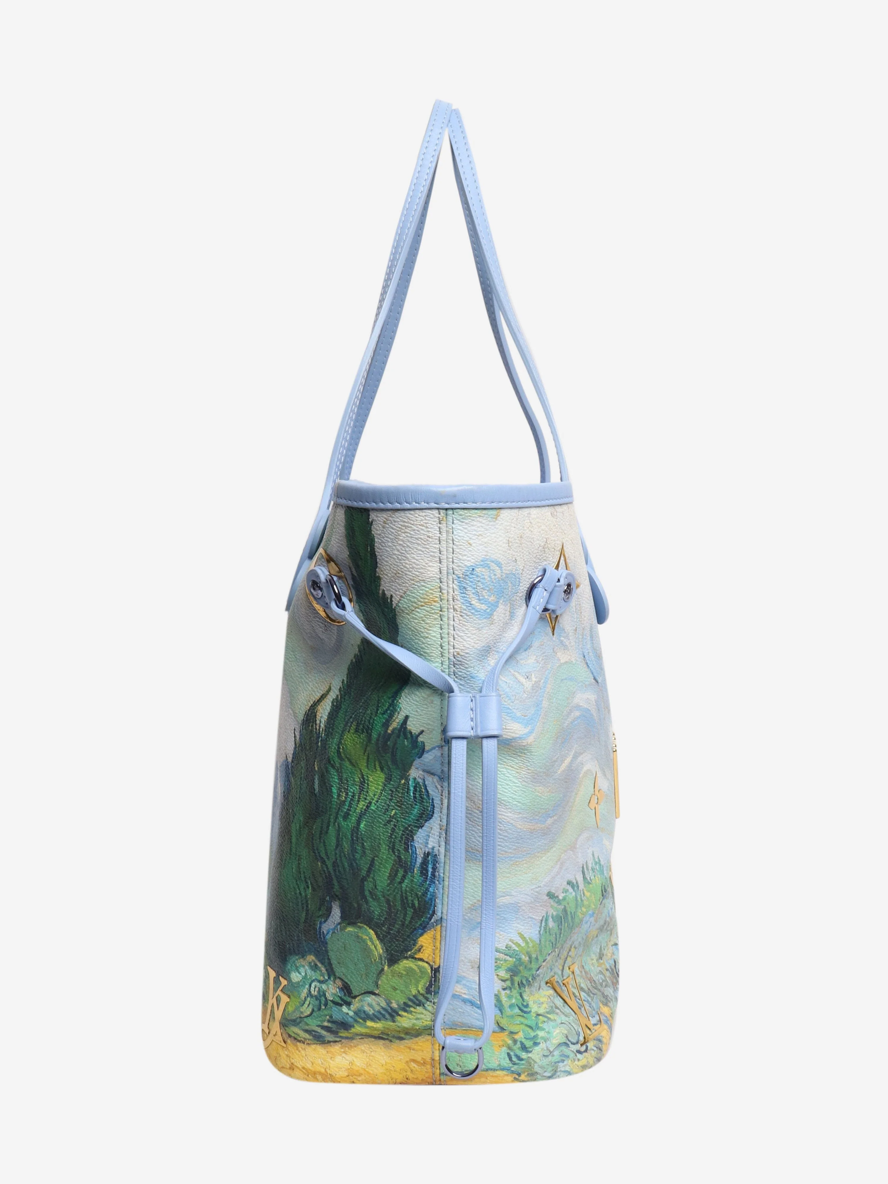 Blue 2017 Limited Edition Van Gogh Neverfull MM tote bag - Image 2
