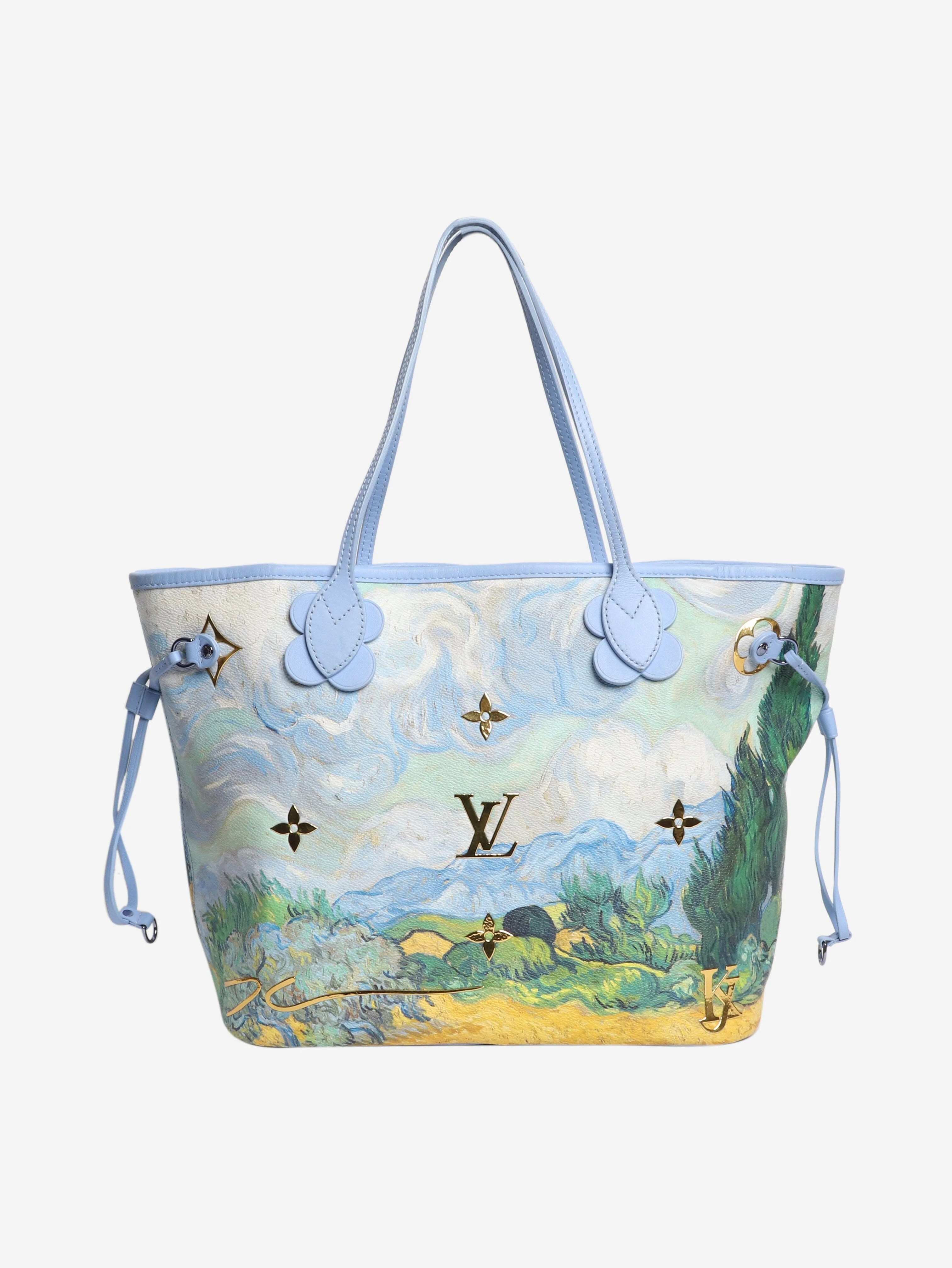 Blue 2017 Limited Edition Van Gogh Neverfull MM tote bag - Image 3