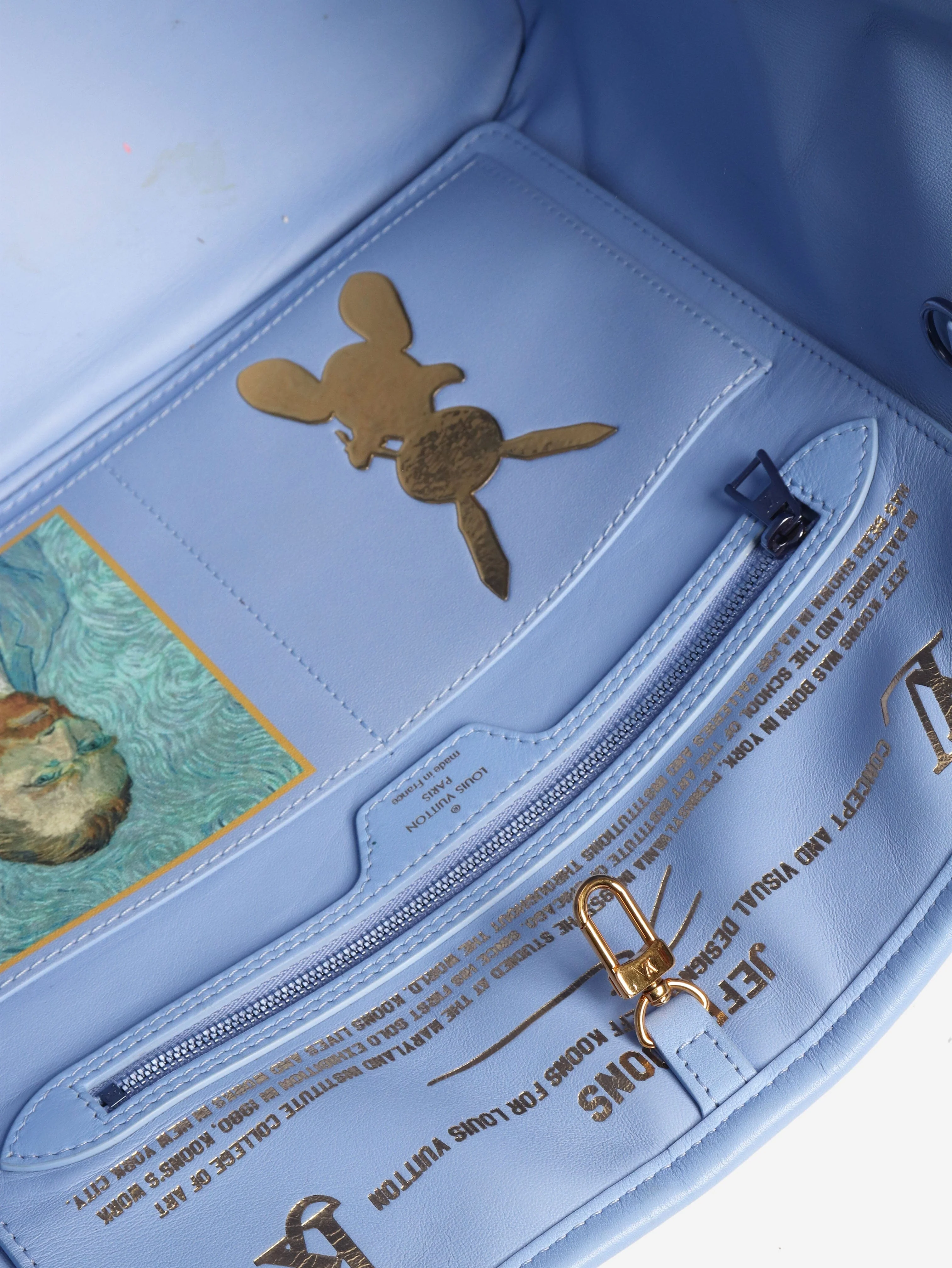 Blue 2017 Limited Edition Van Gogh Neverfull MM tote bag - Image 5