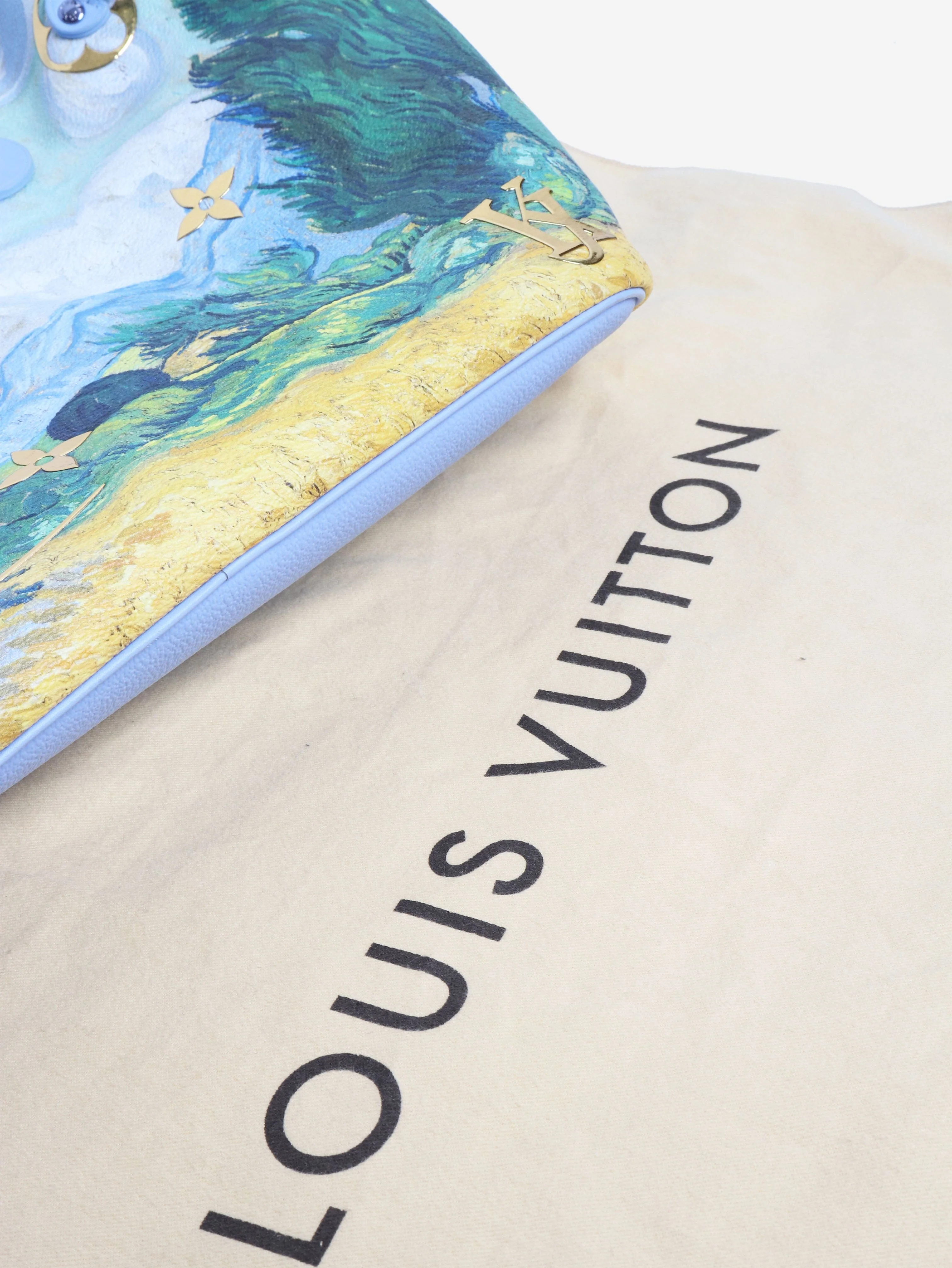 Blue 2017 Limited Edition Van Gogh Neverfull MM tote bag - Image 6