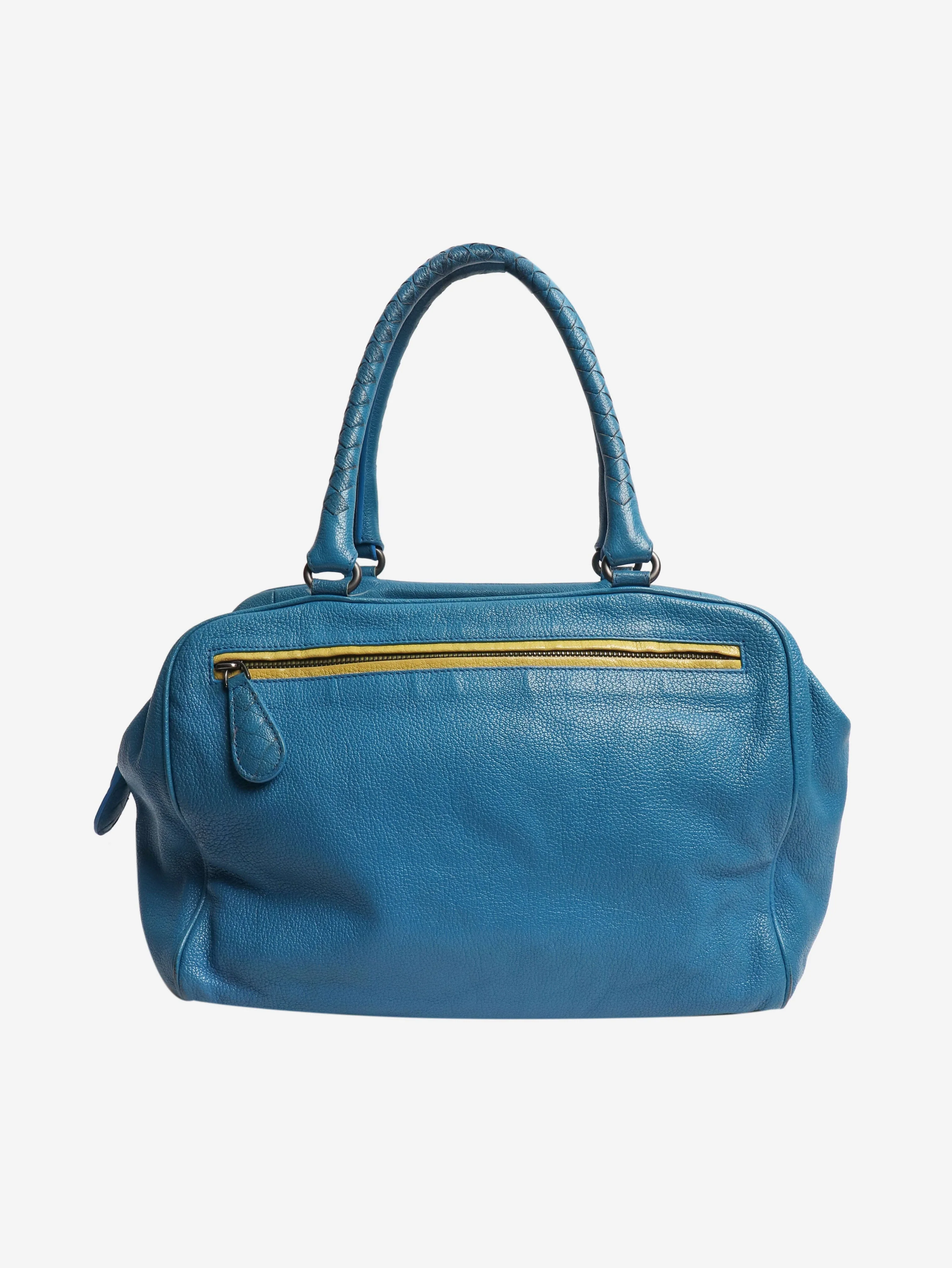 Blue Brera leather shoulder bag - Image 3