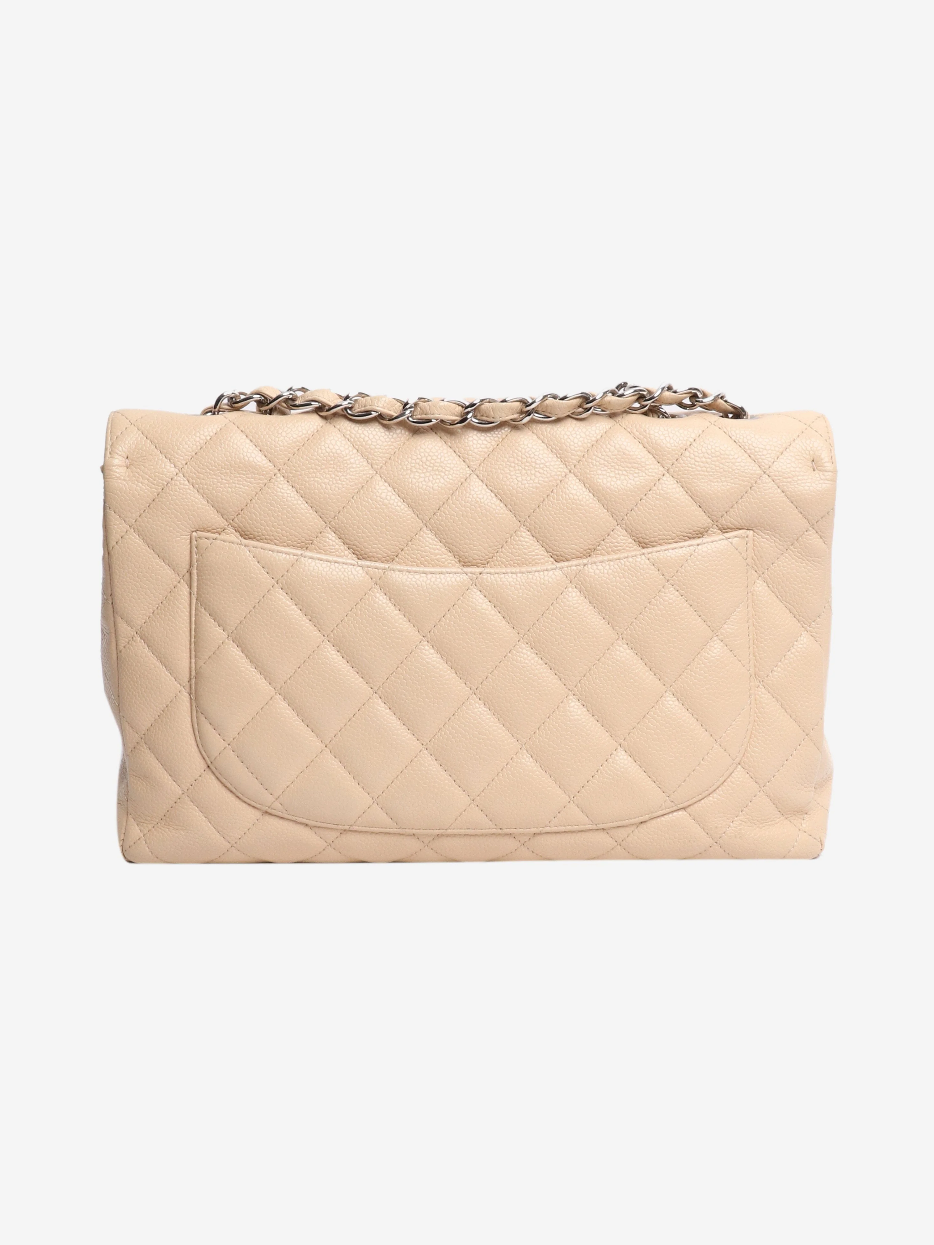 Blush 2009 caviar jumbo Classic Single Flap bag - Image 2