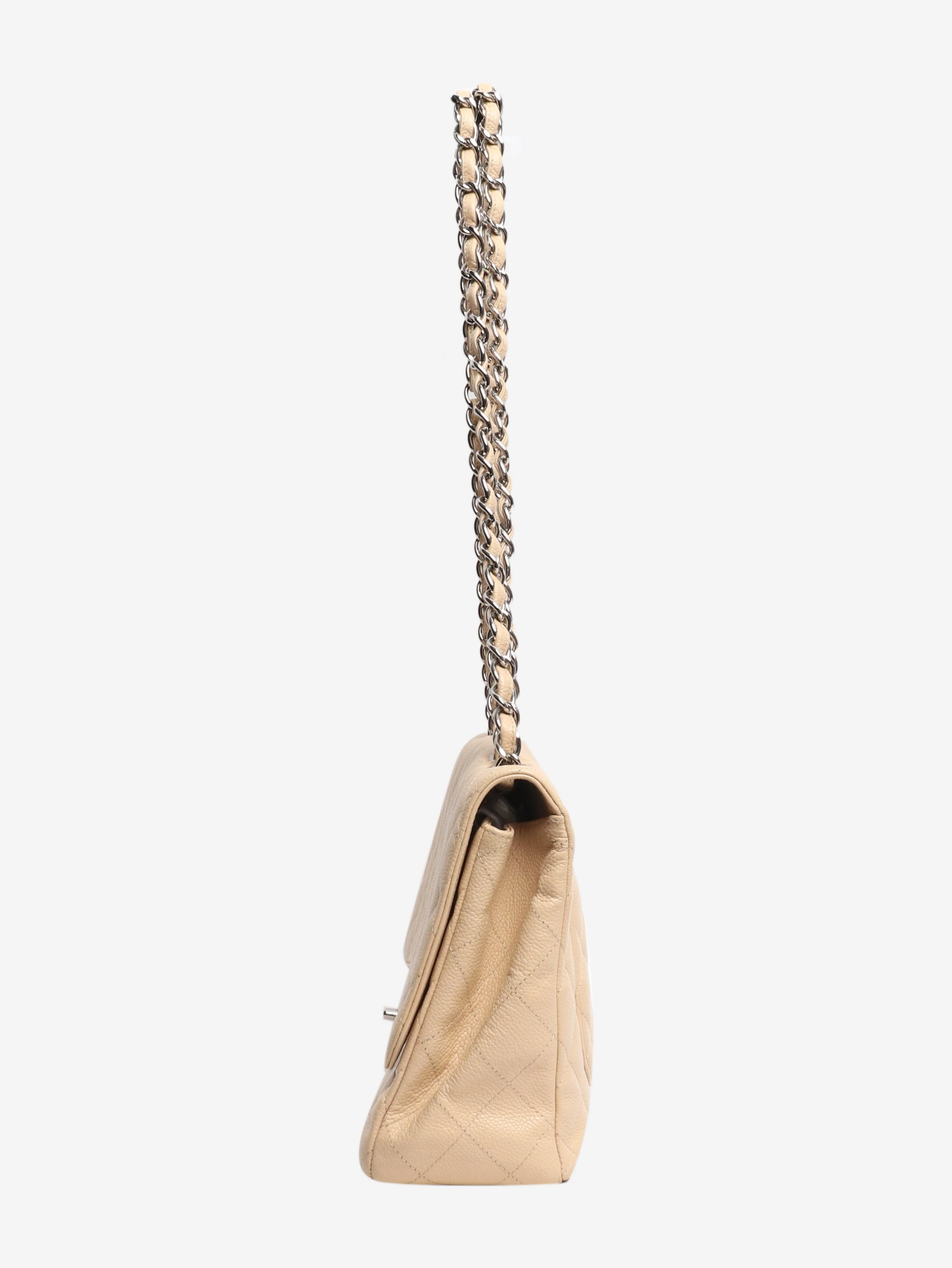 Blush 2009 caviar jumbo Classic Single Flap bag - Image 3