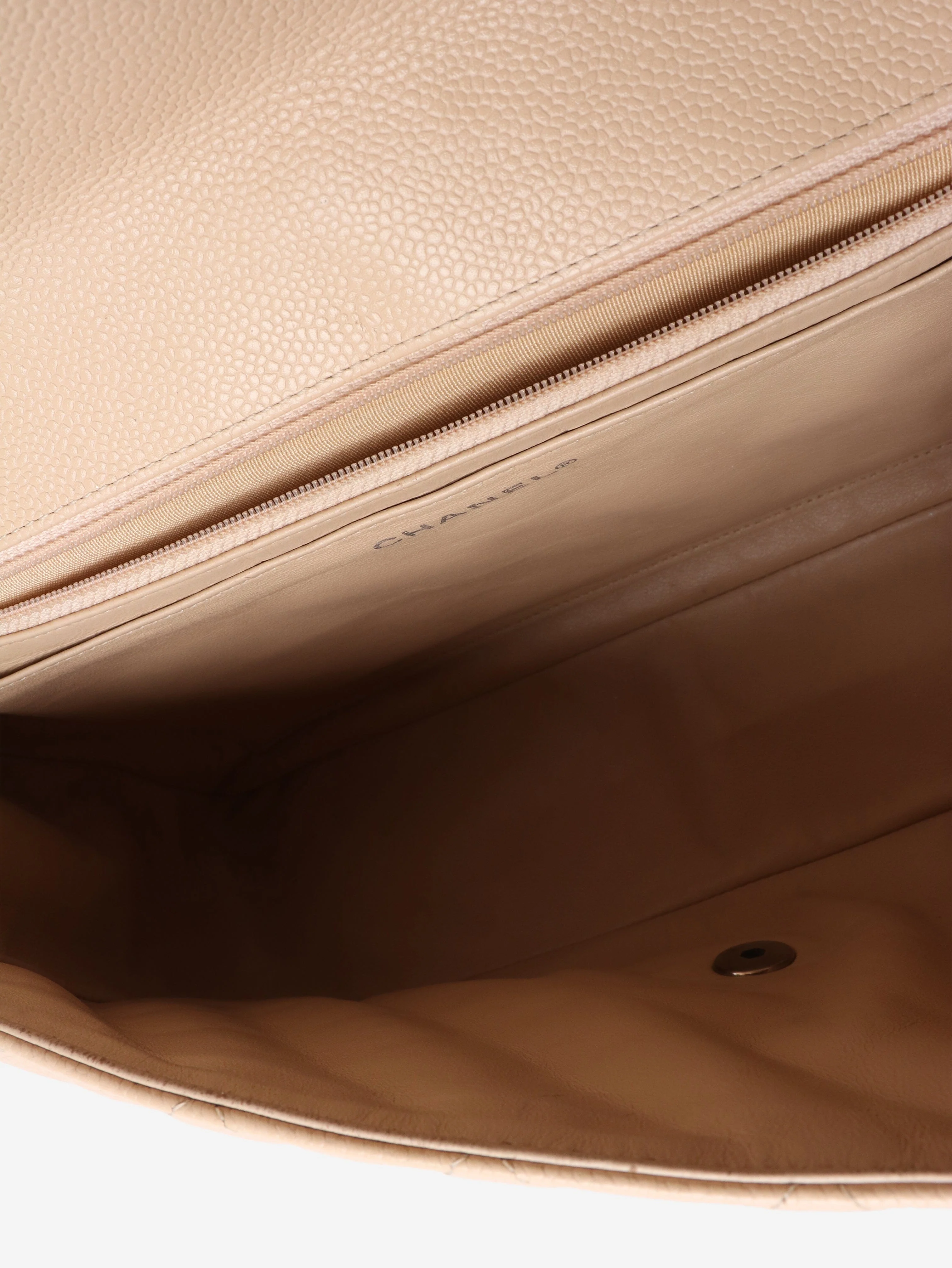 Blush 2009 caviar jumbo Classic Single Flap bag - Image 7