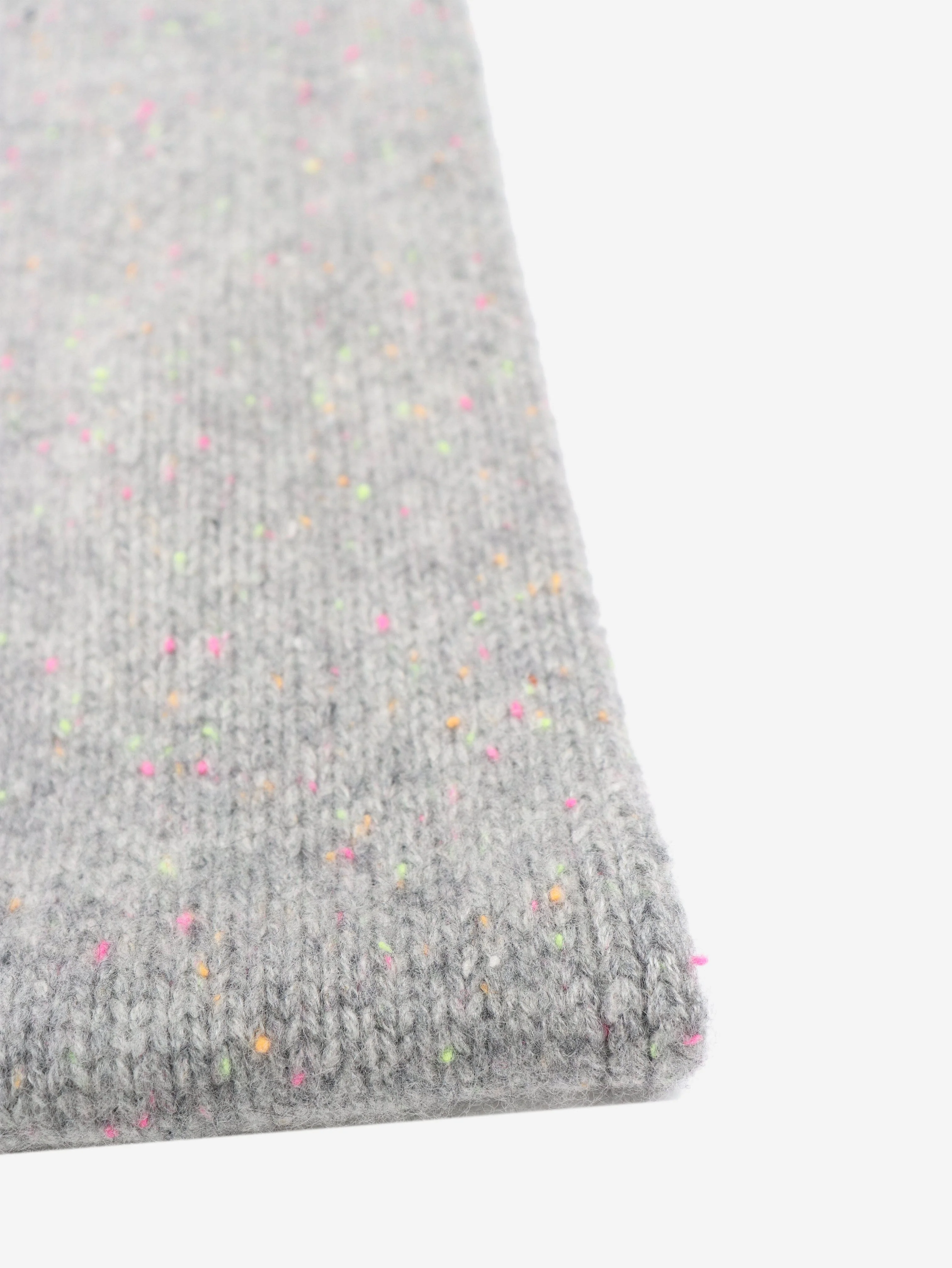 Grey cashmere flecked snood - Image 3