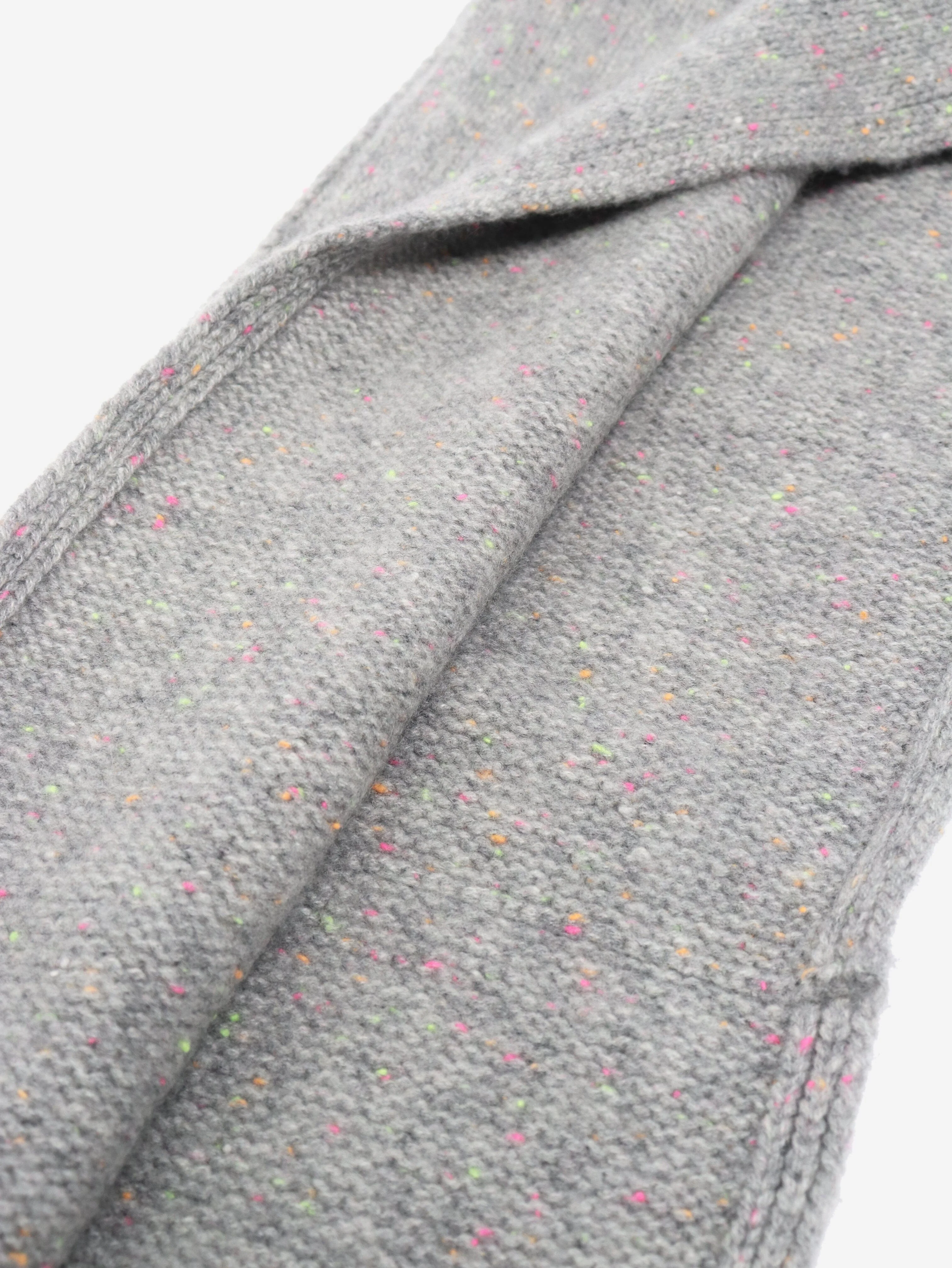 Grey cashmere flecked snood - Image 4