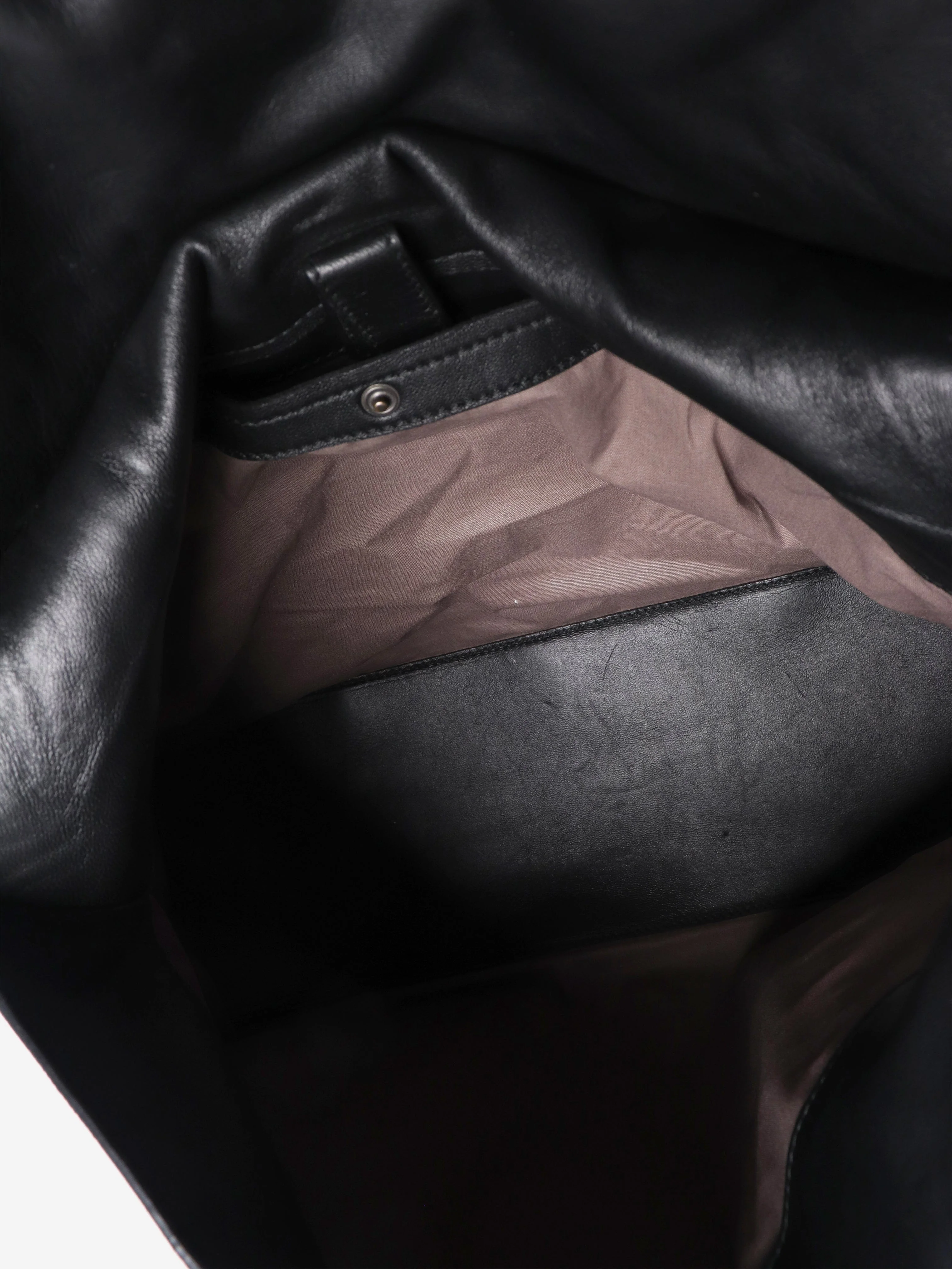 Black Intrecciato leather bag - Image 6