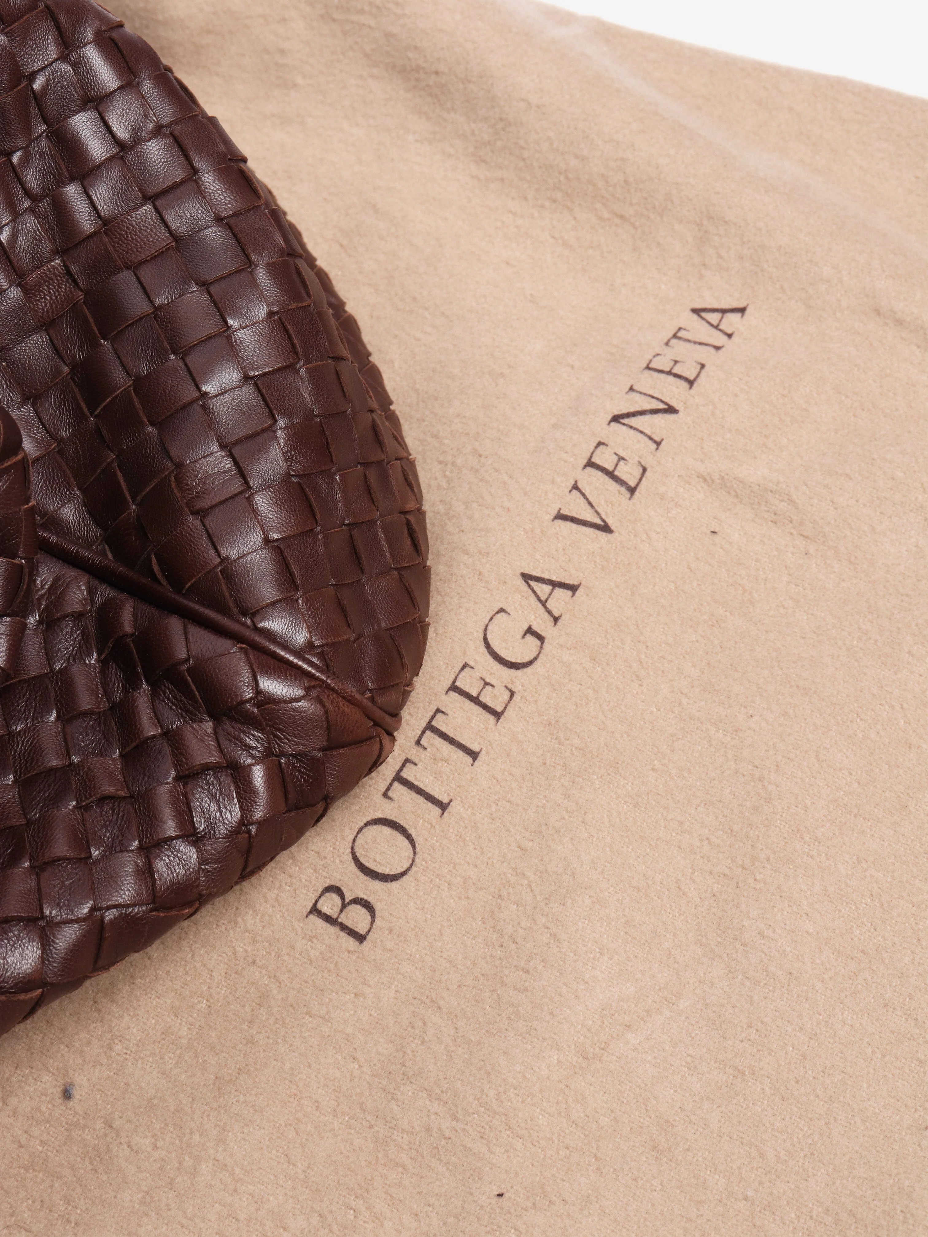 Brown Intrecciato weekender bag - Image 9