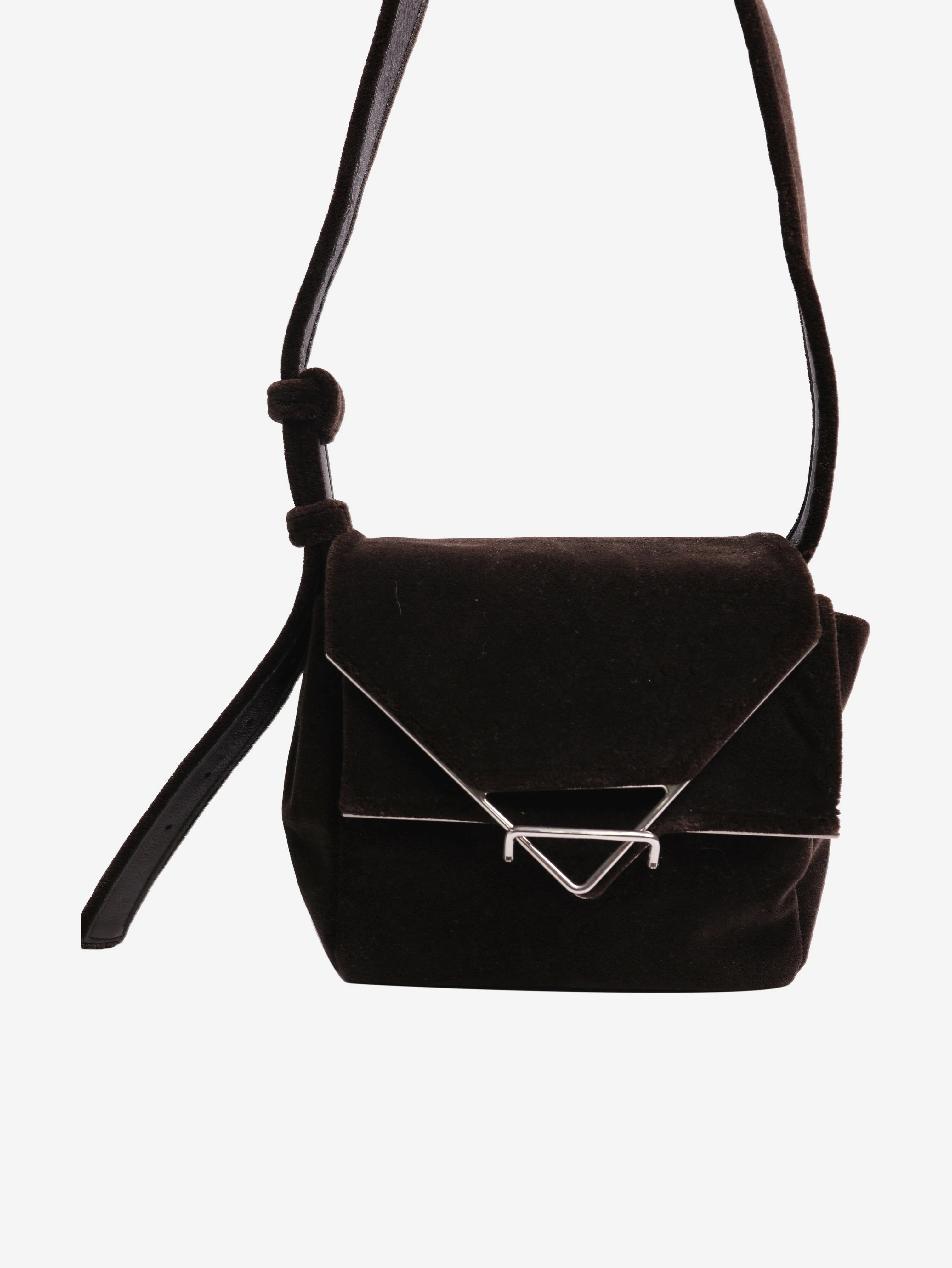 Brown velvet crossbody bag - Image 7