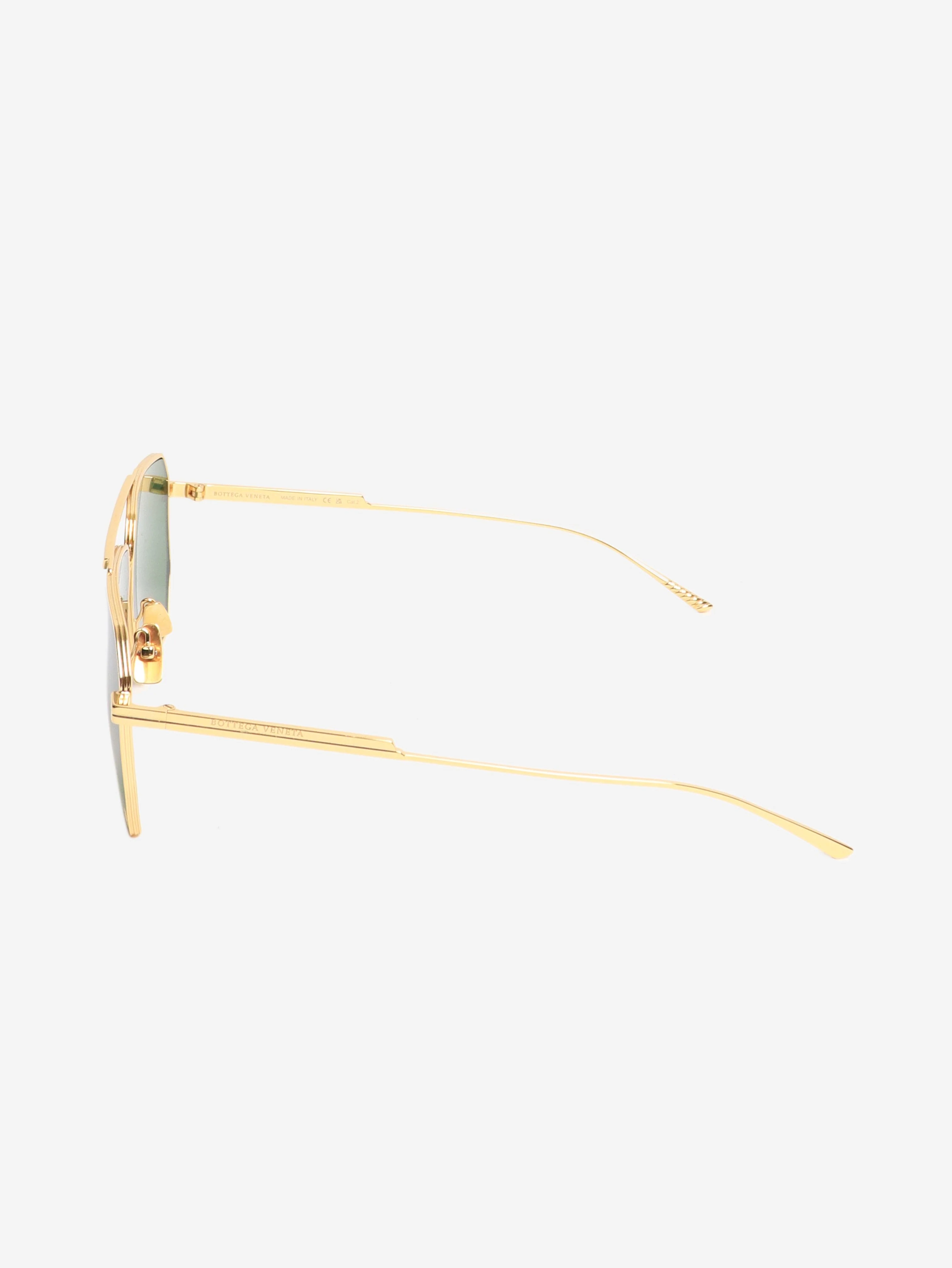 Gold aviator sunglasses - Image 4