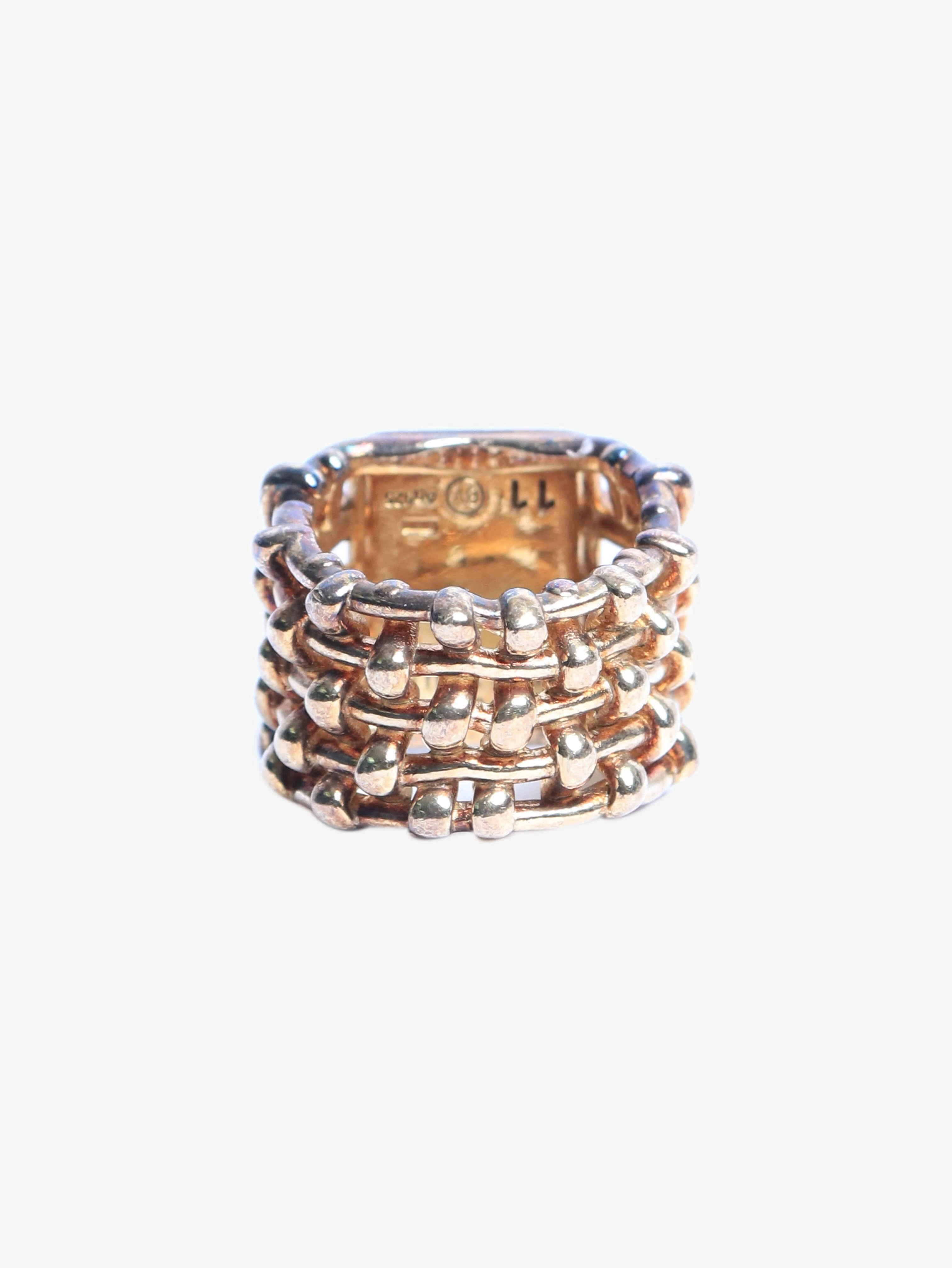 Gold lattice ring - Image 4