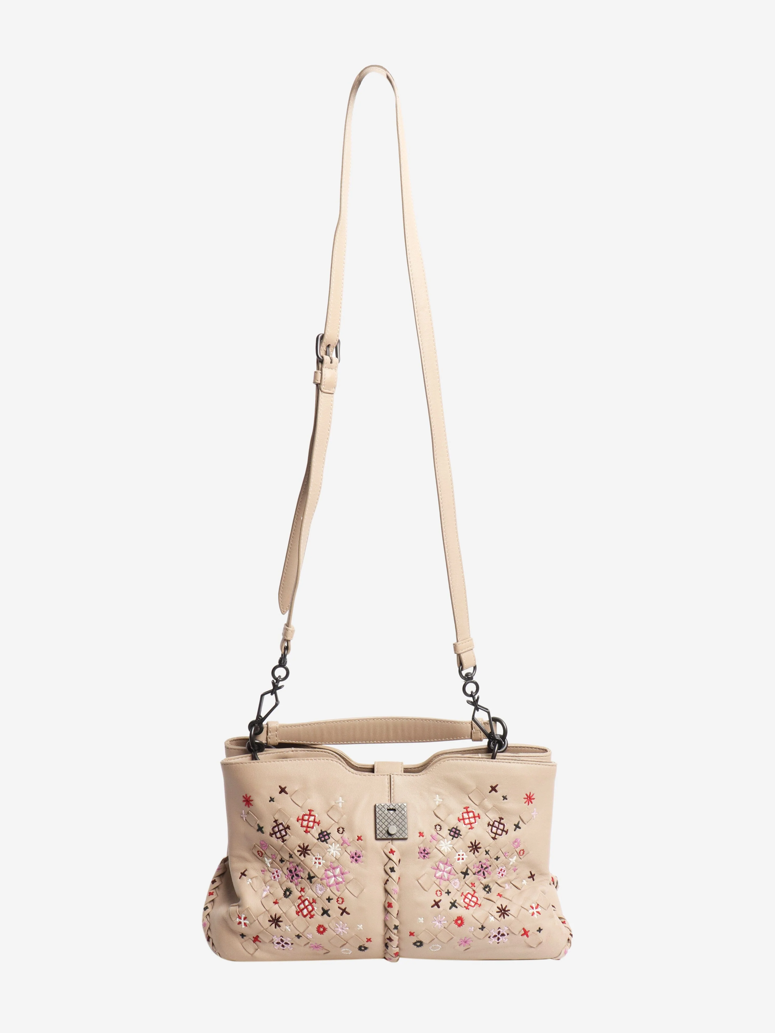 Bottega Veneta Neutral Napoli tote bag - Image 2