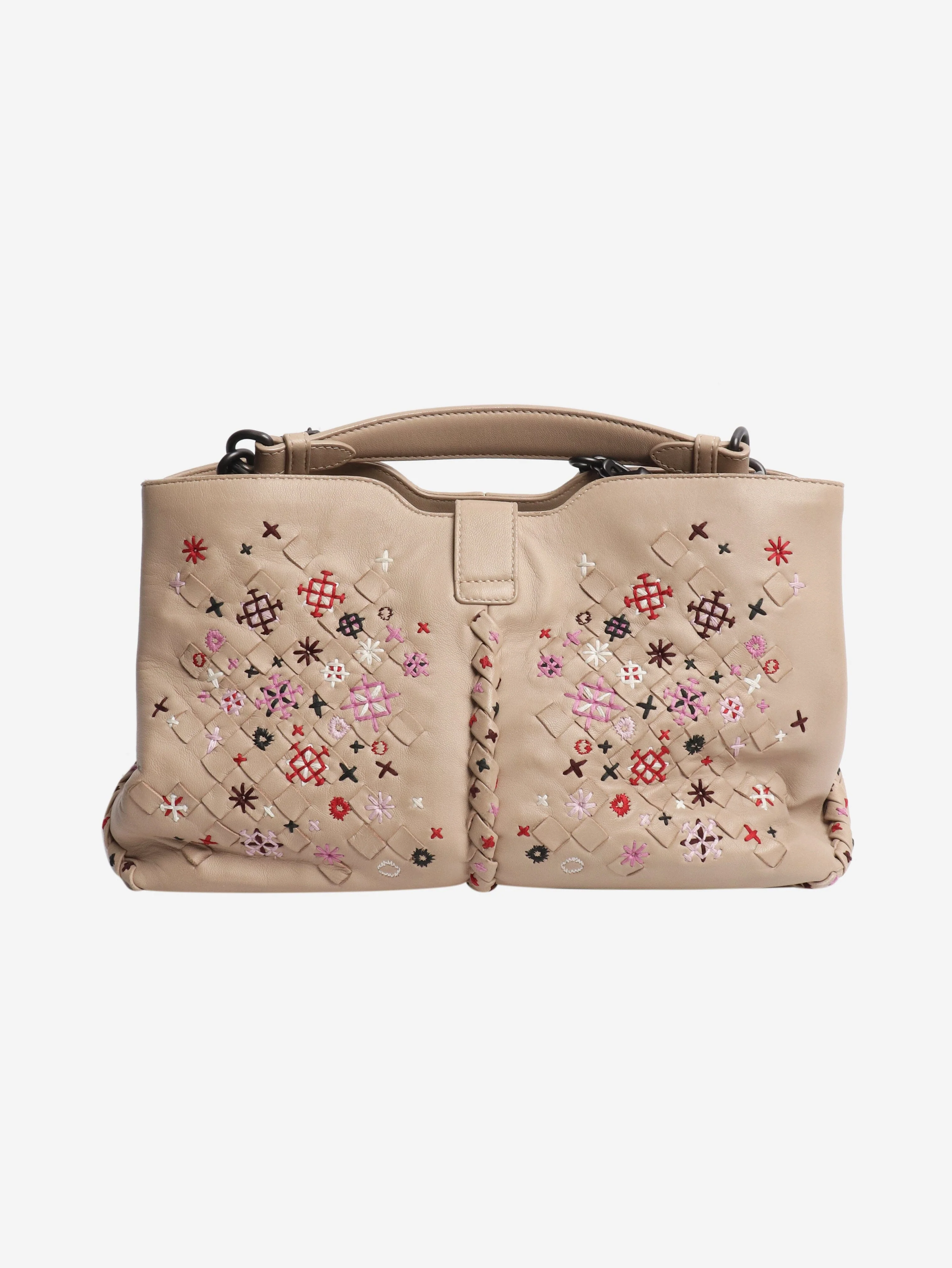 Bottega Veneta Neutral Napoli tote bag - Image 3