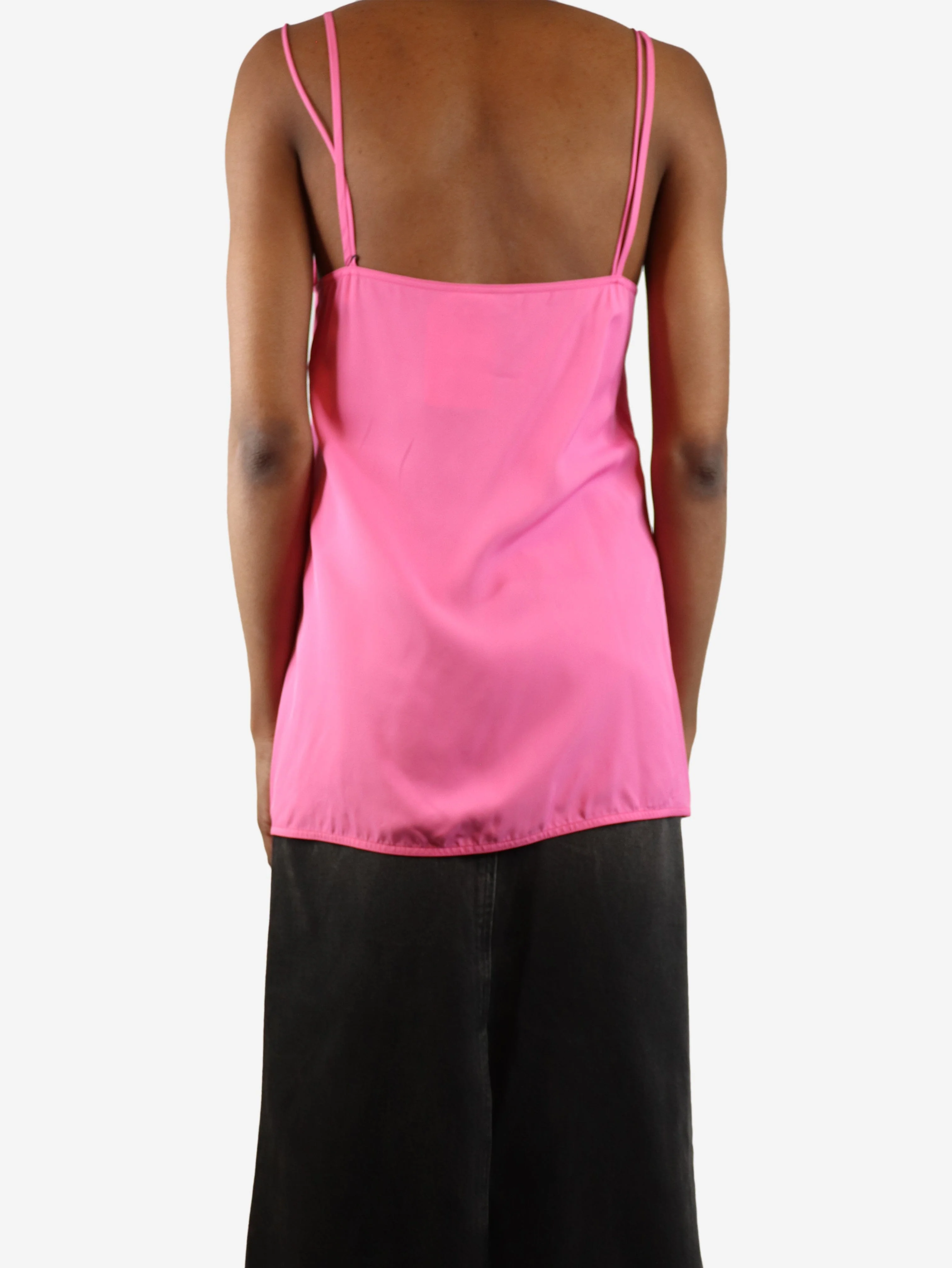 Pink cami top - size UK 4 - Image 3