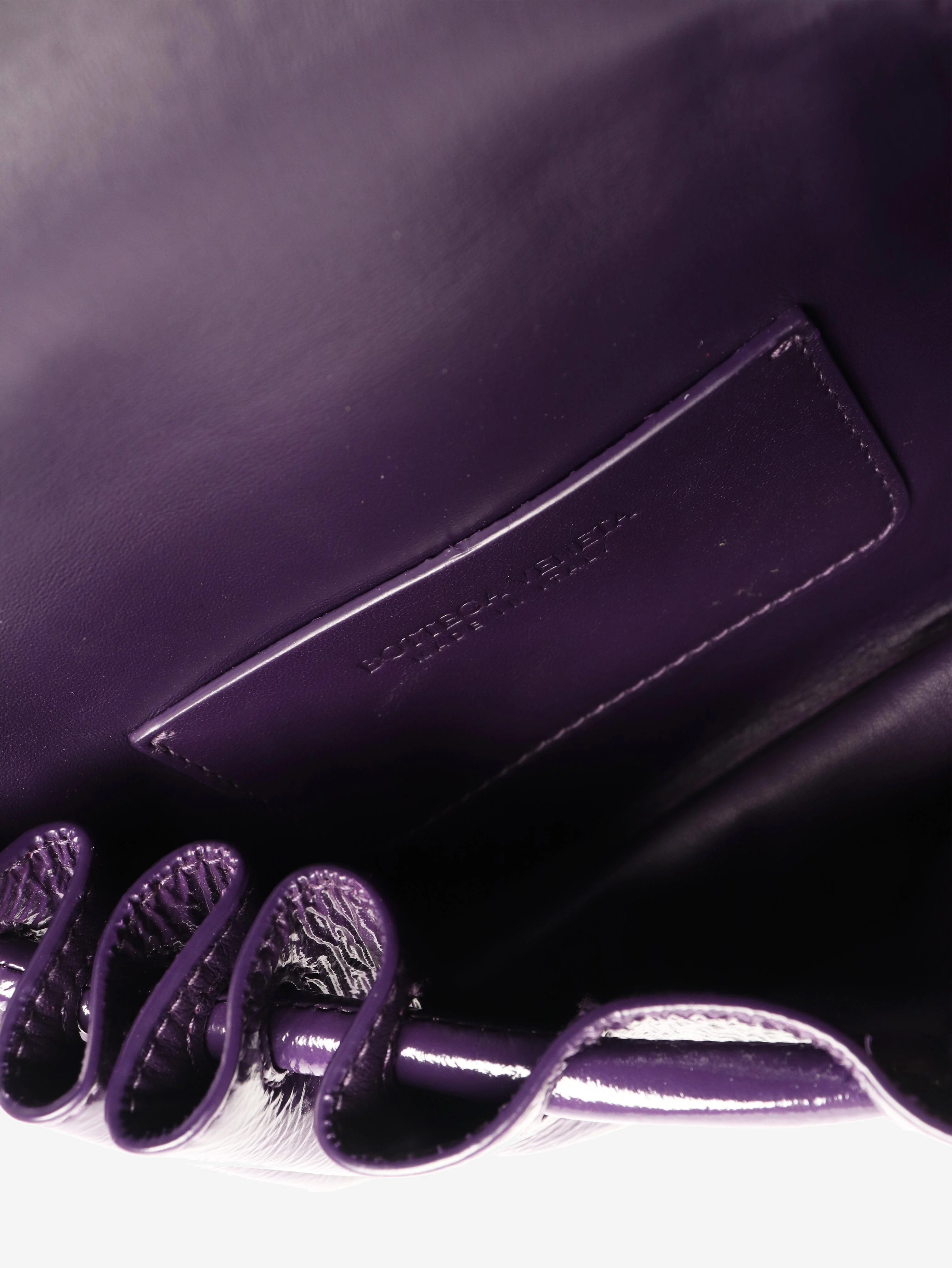 Purple Becco triangle flap crossbody bag - Image 6