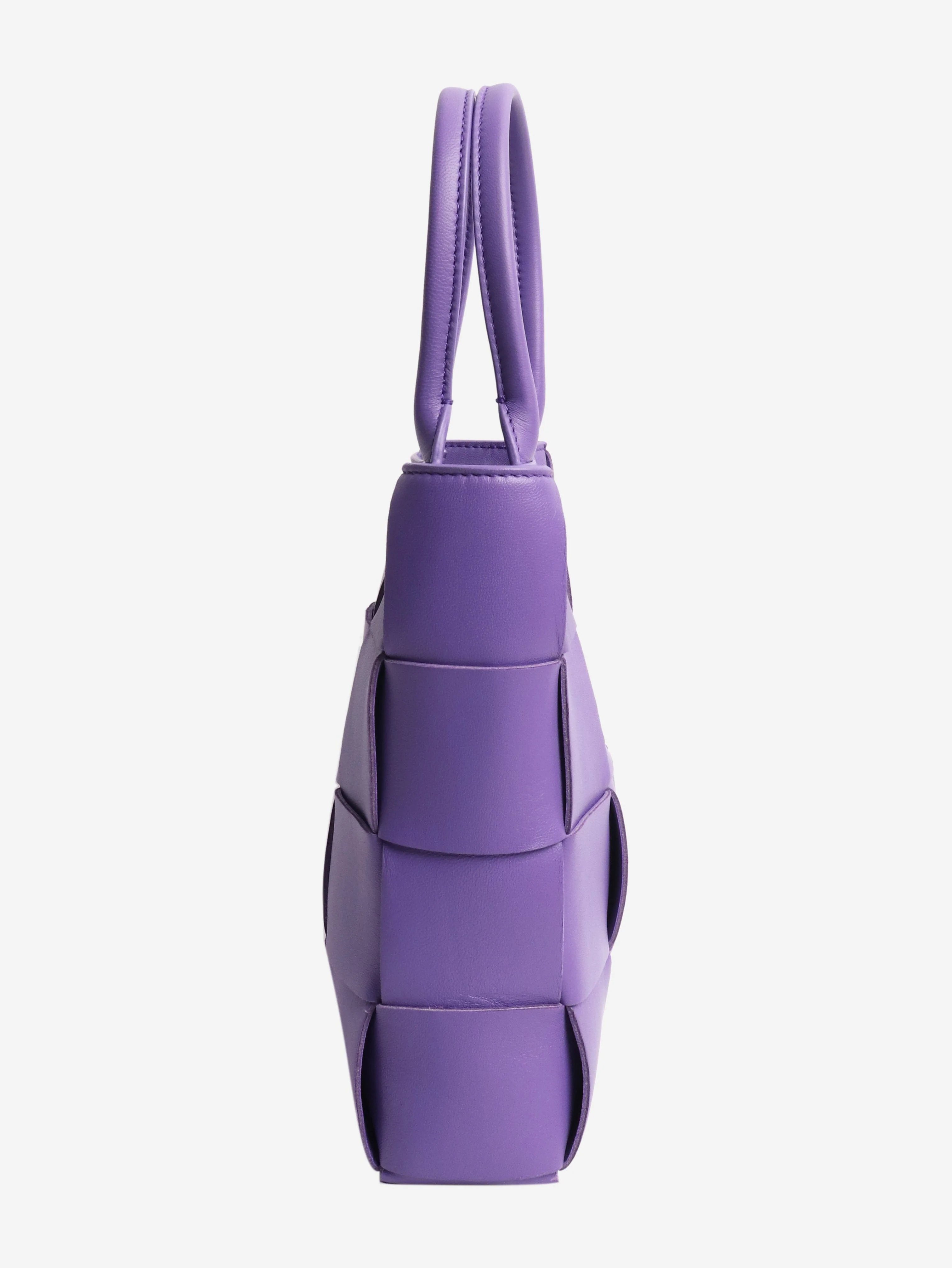Purple mini Cassette tote bag - Image 4