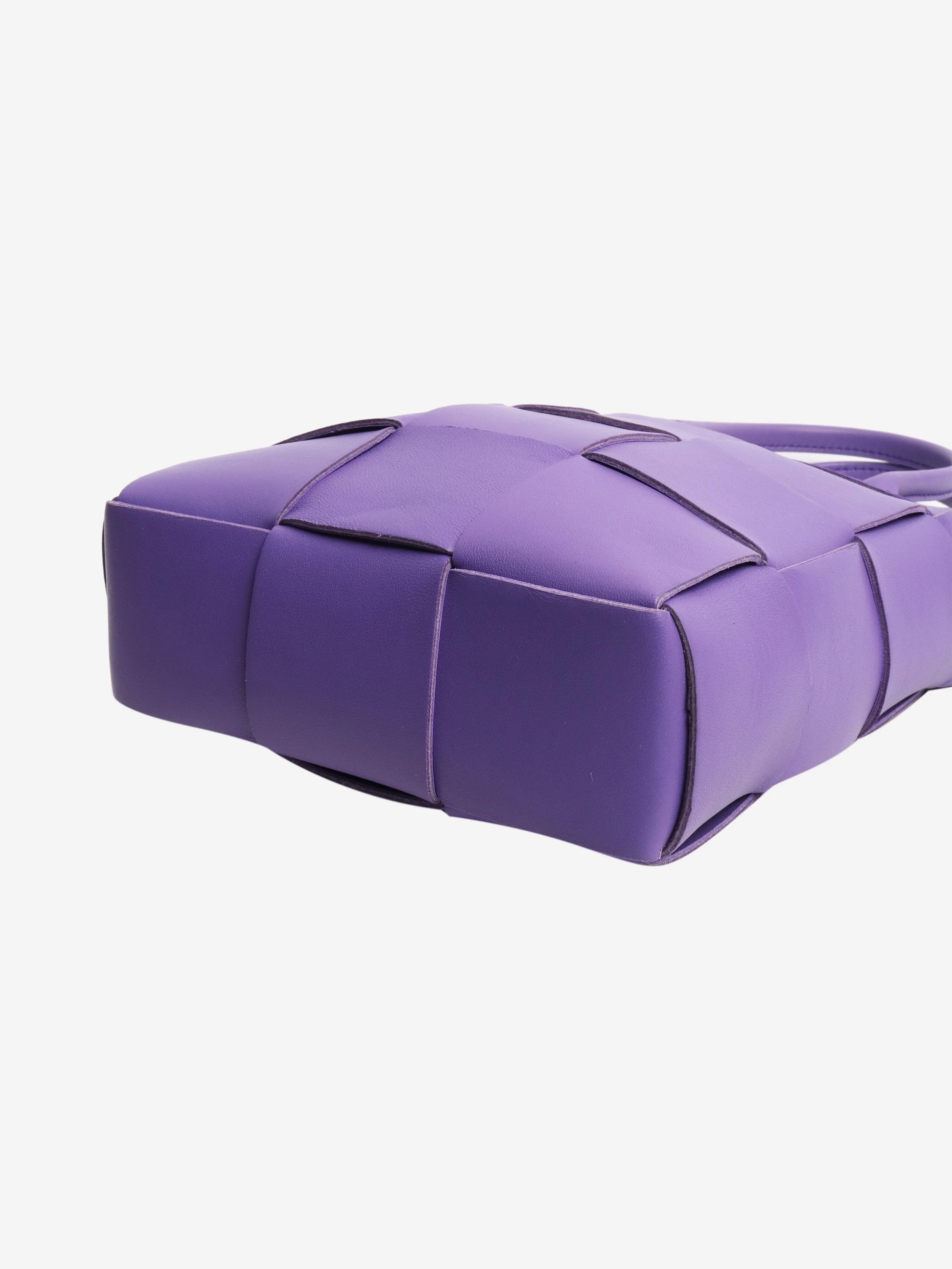 Purple mini Cassette tote bag - Image 5