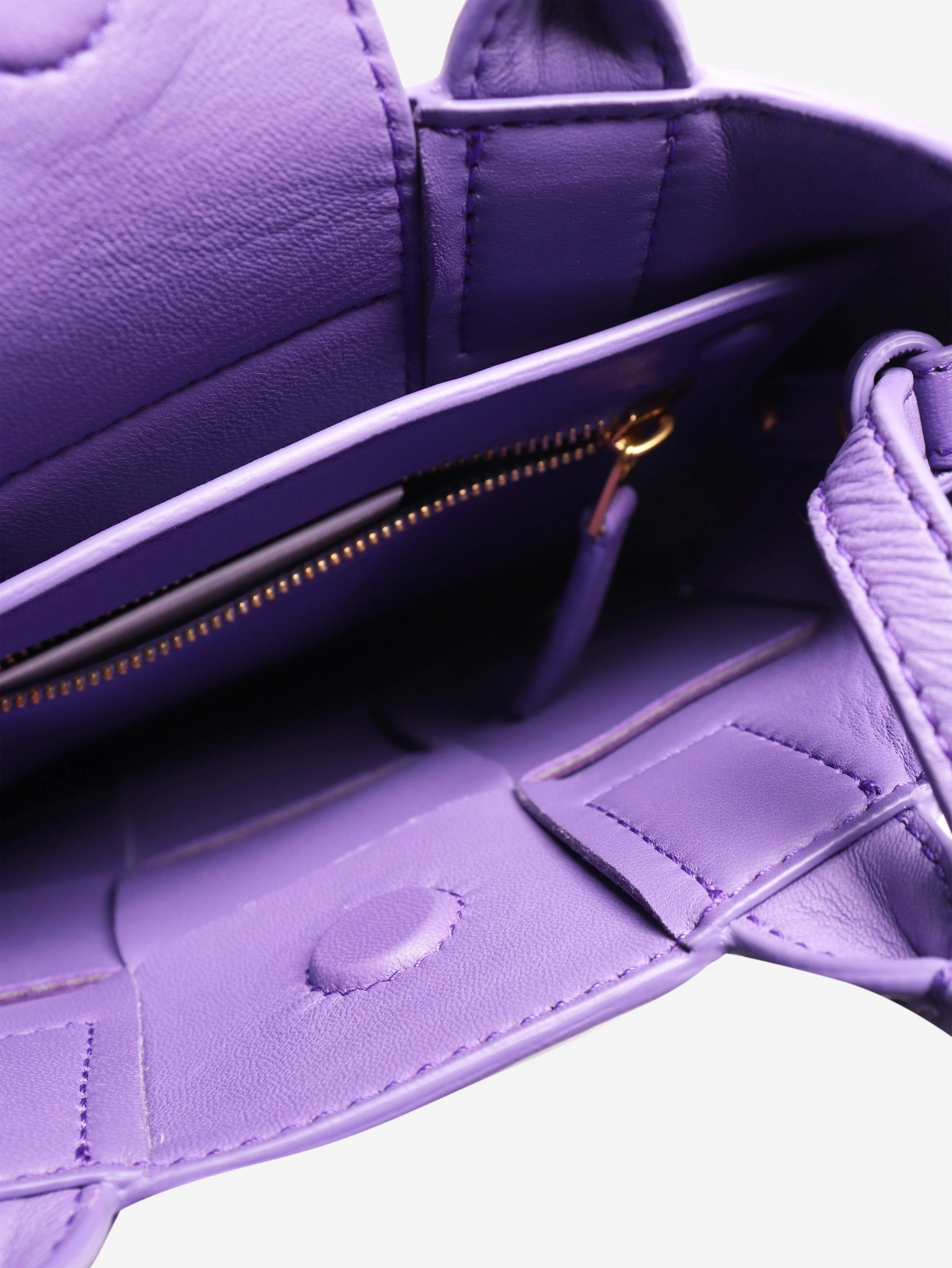 Purple mini Cassette tote bag - Image 6