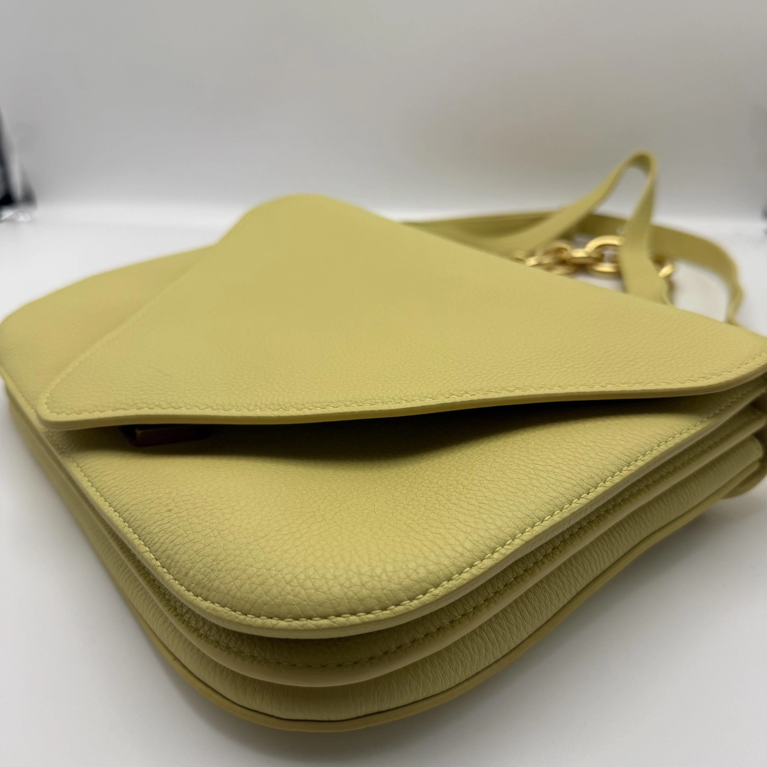 Yellow Mount leather crossbody bag - Image 3