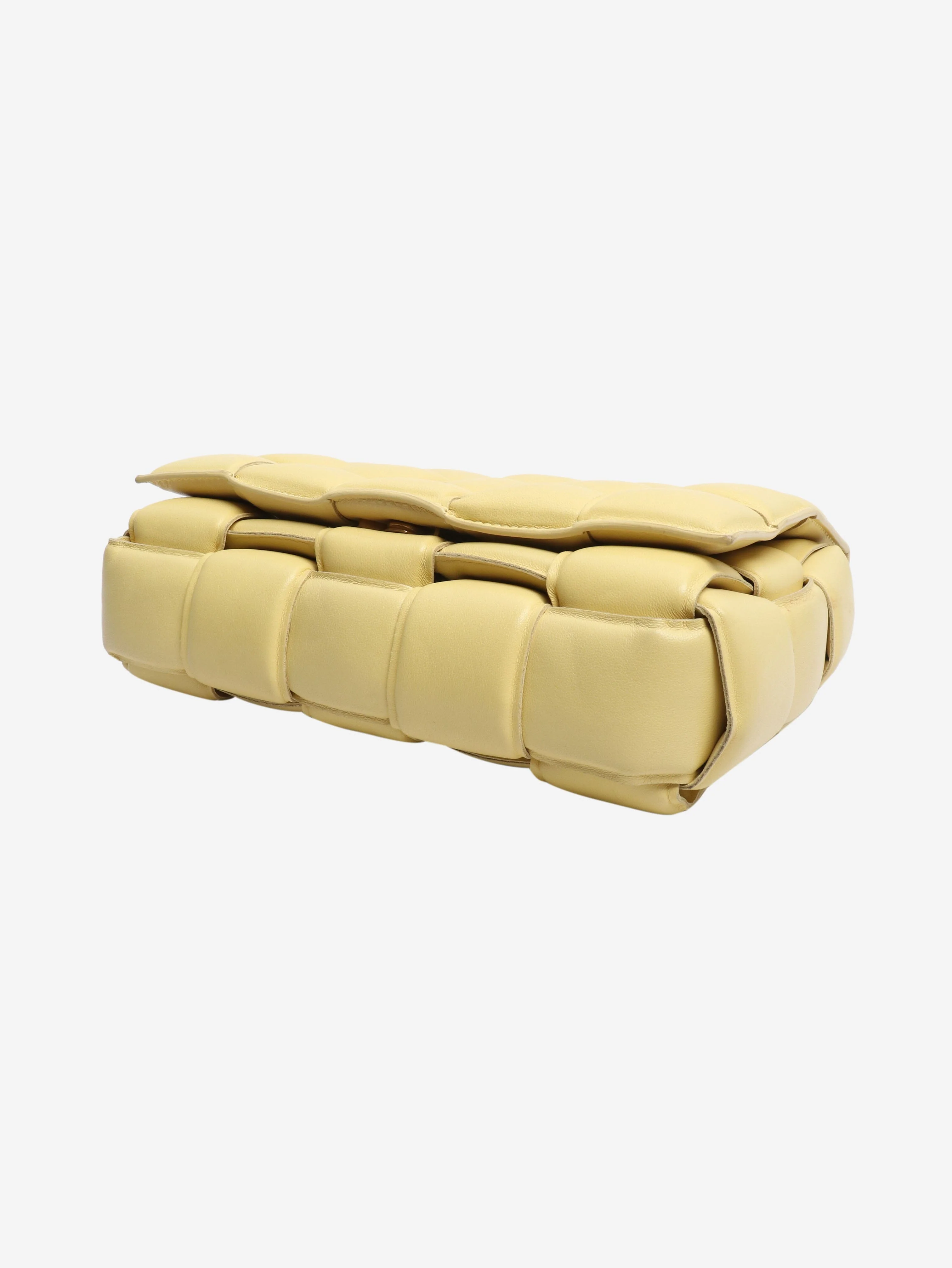 Yellow padded cassette chain bag - Image 4