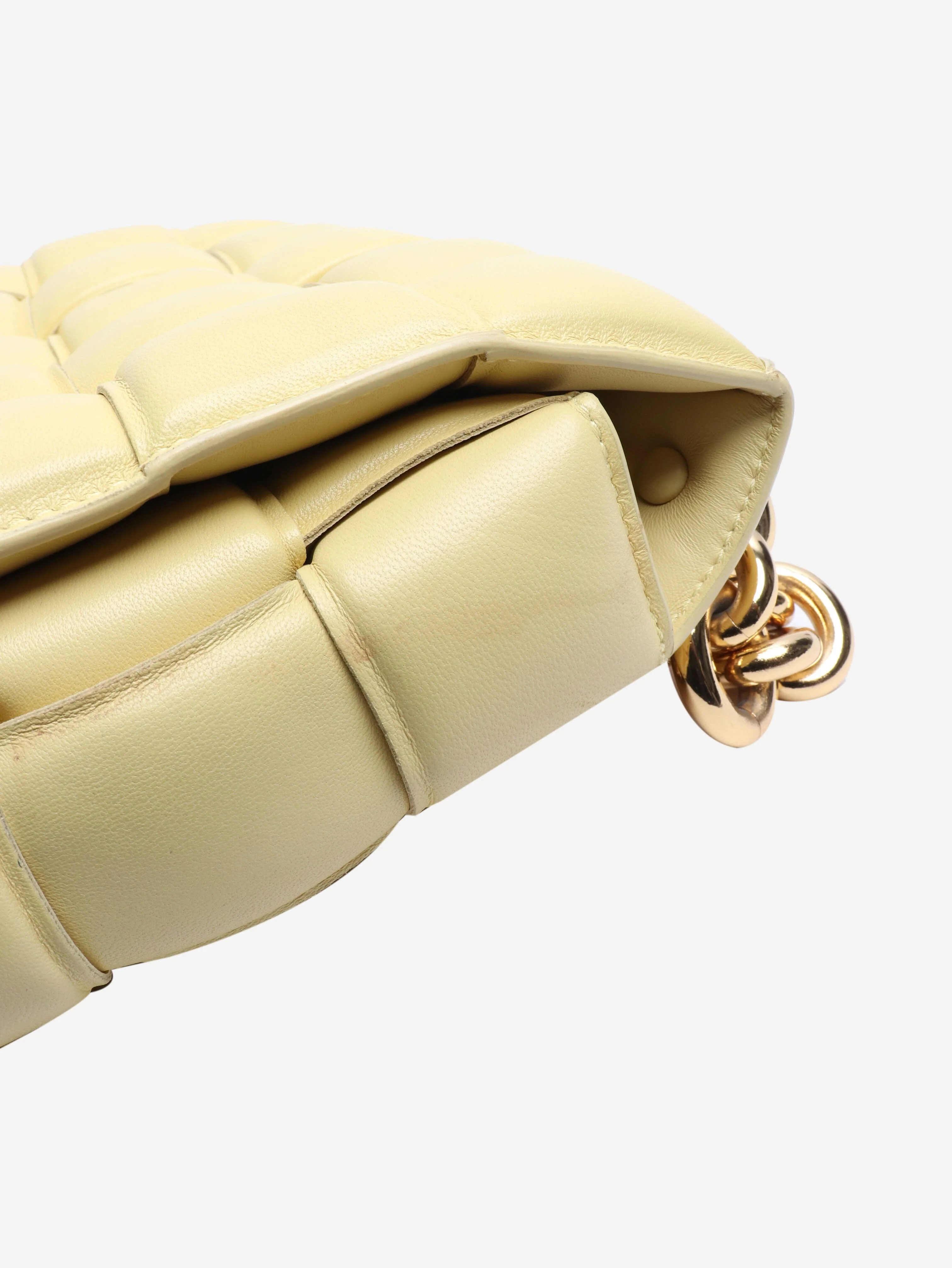 Yellow padded cassette chain bag - Image 7