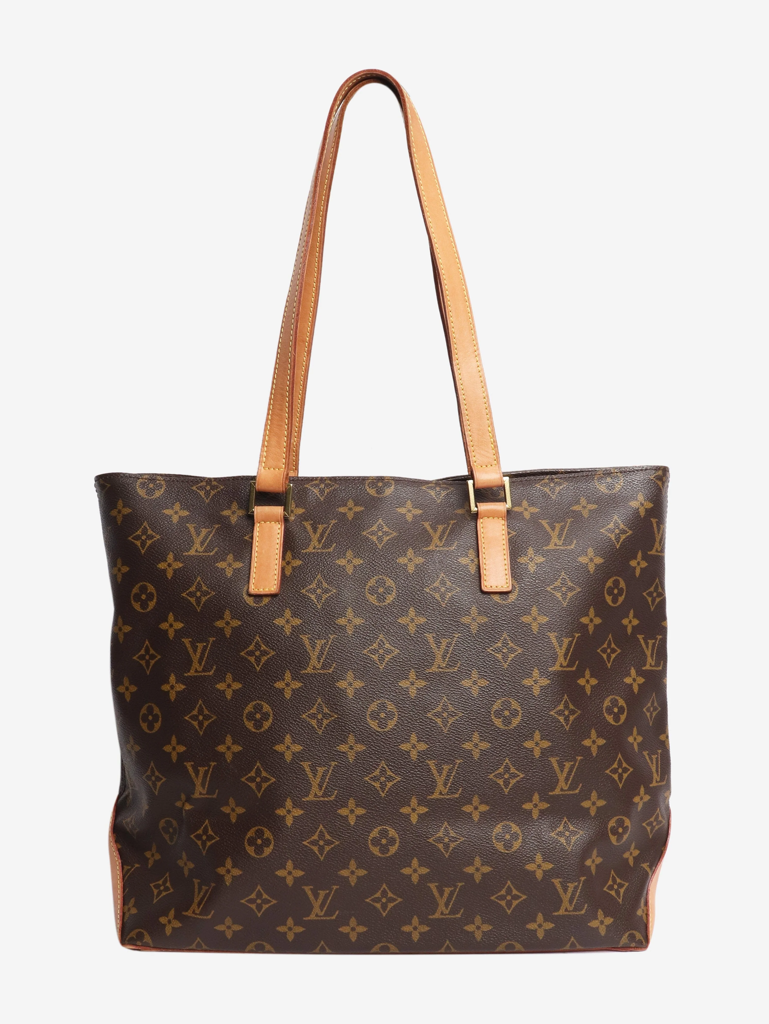 Brown 2001 Monogram Cabas Mezzo tote