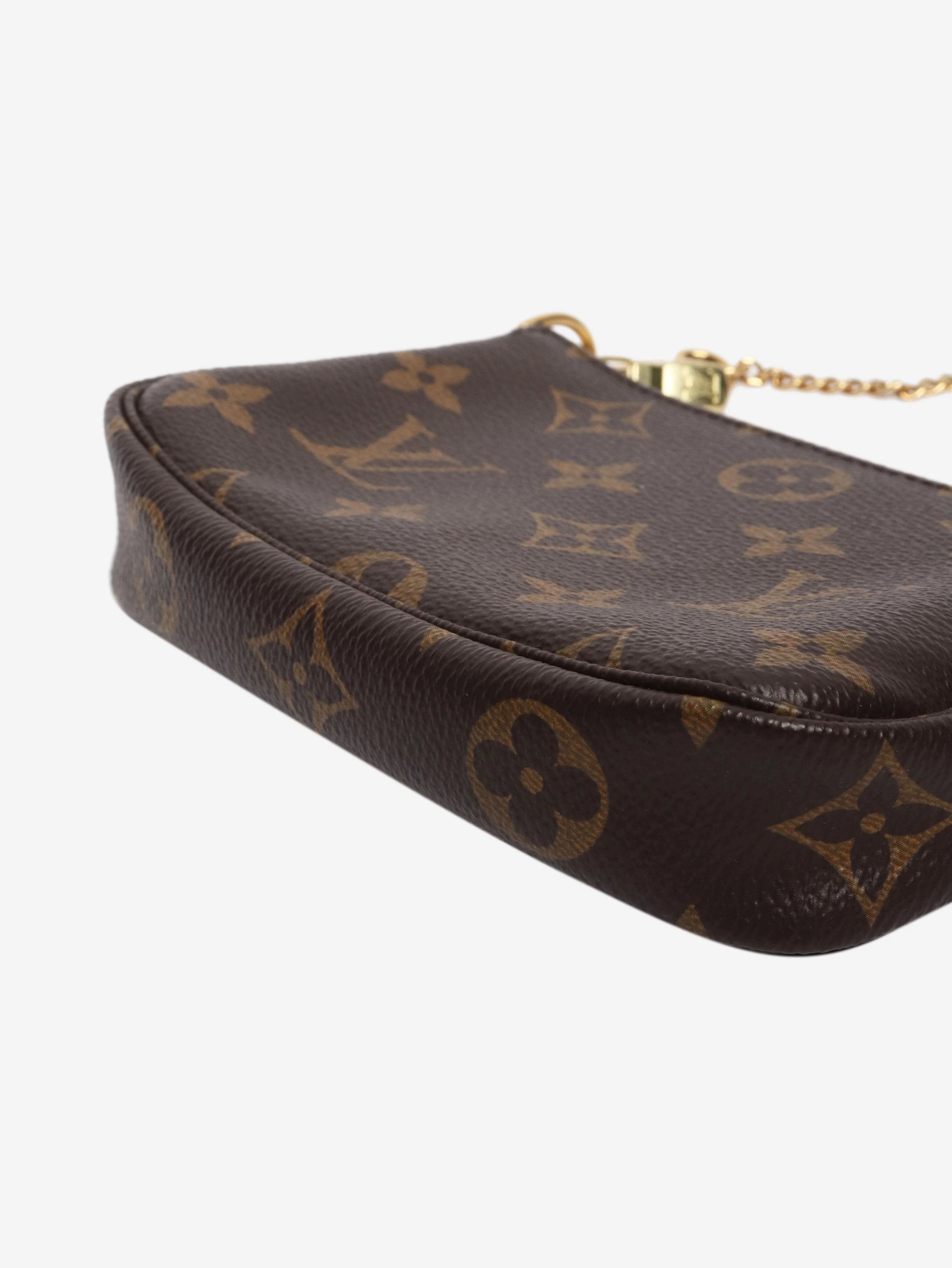 Brown 2021 mini monogram pouch - Image 4