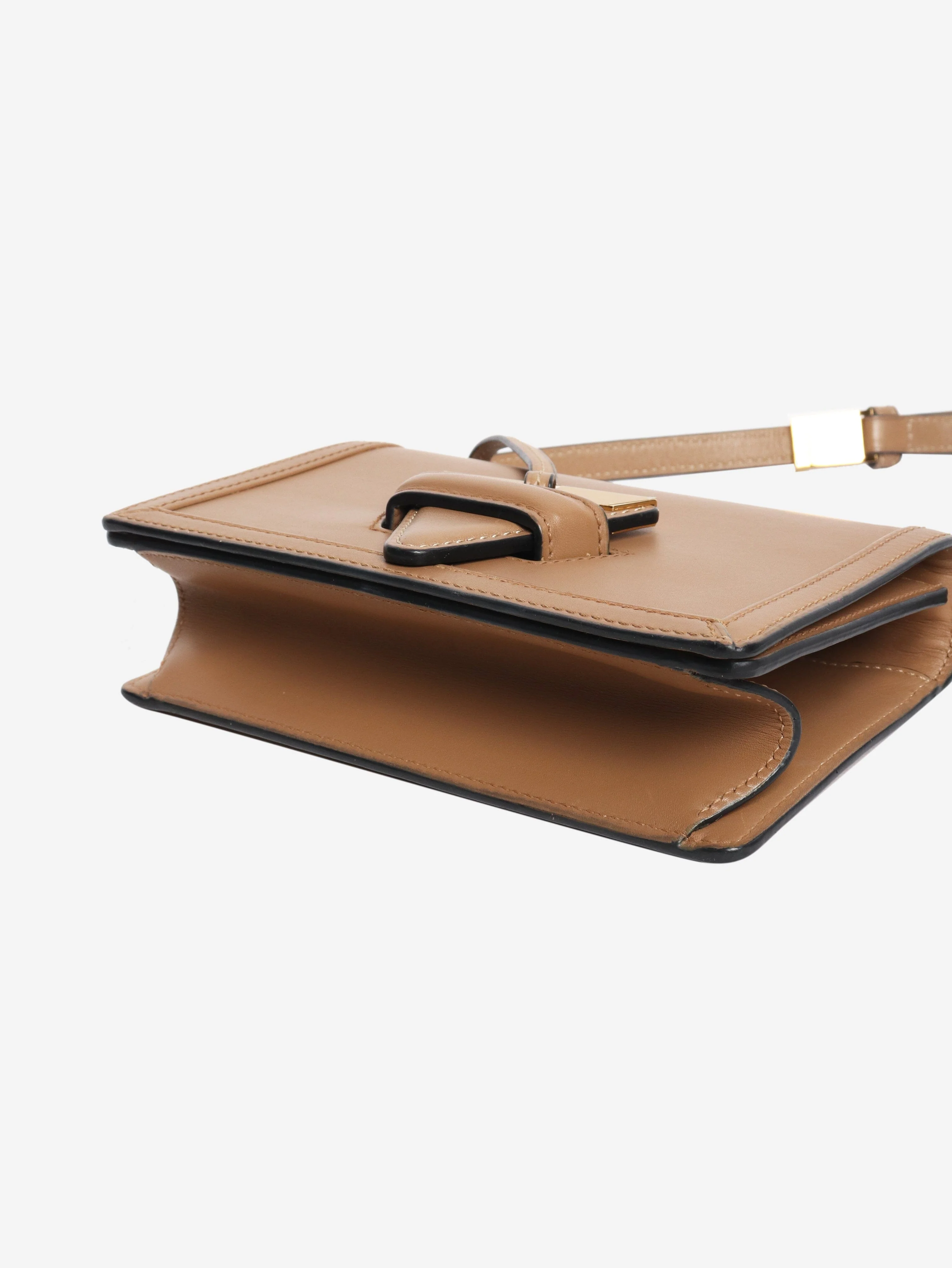 Brown Barcelona leather crossbody bag - Image 4