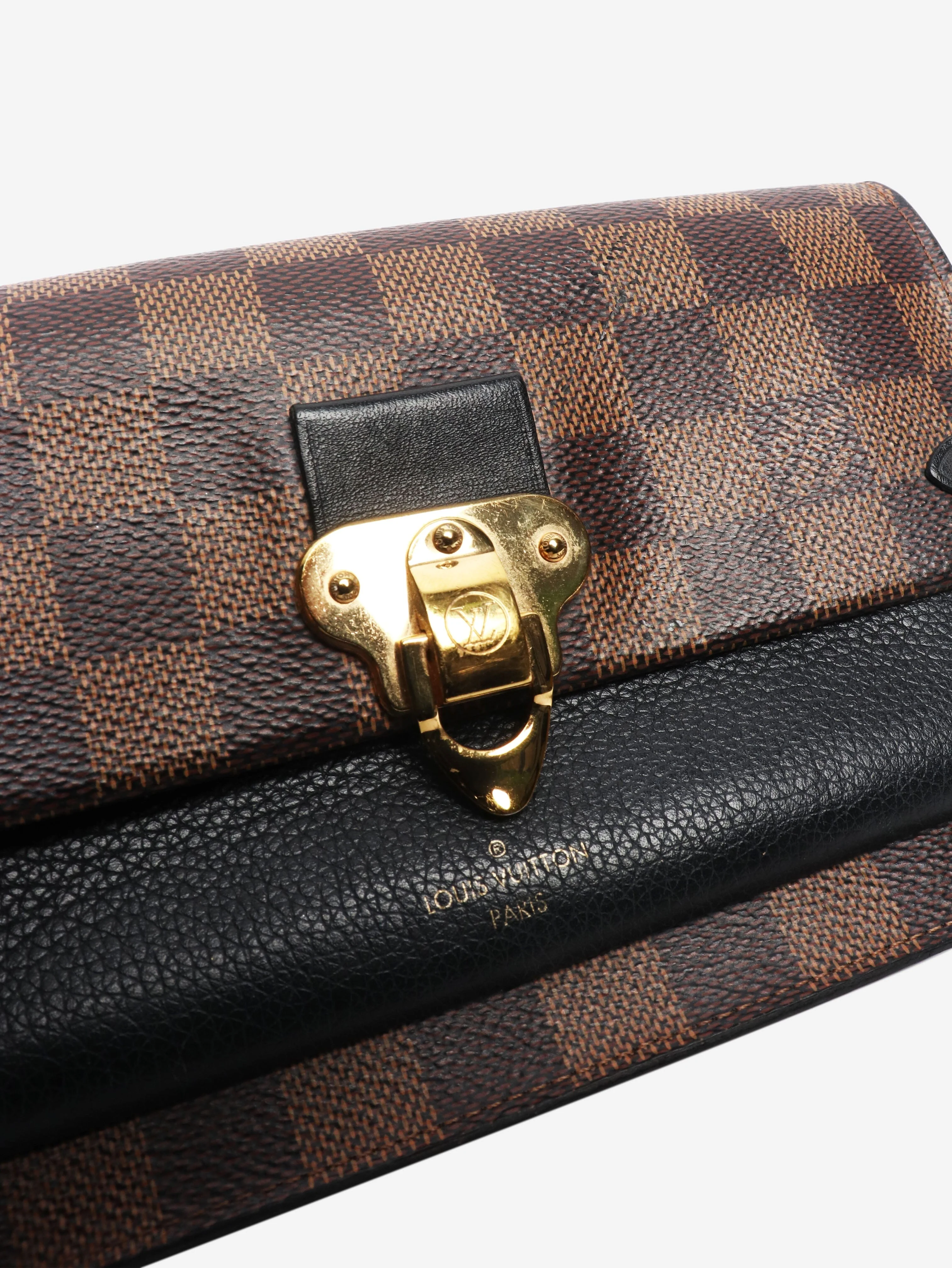 Brown Damier Ebene Vavin wallet on chain bag - Image 4