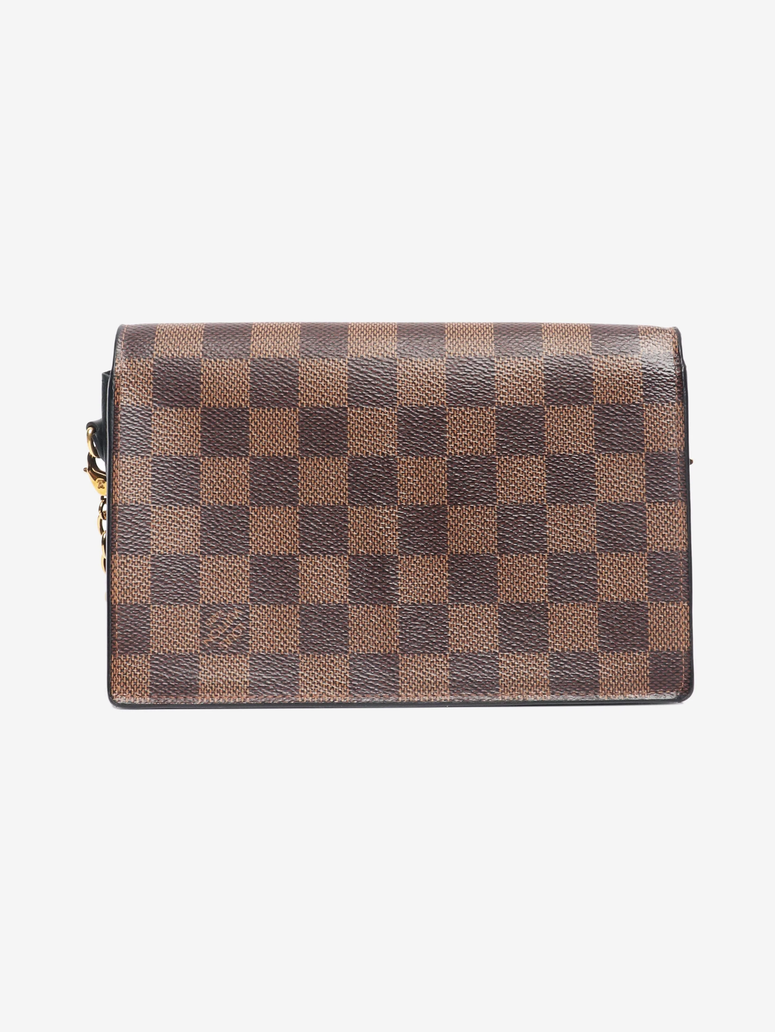 Brown Damier Ebene Vavin wallet on chain bag - Image 8