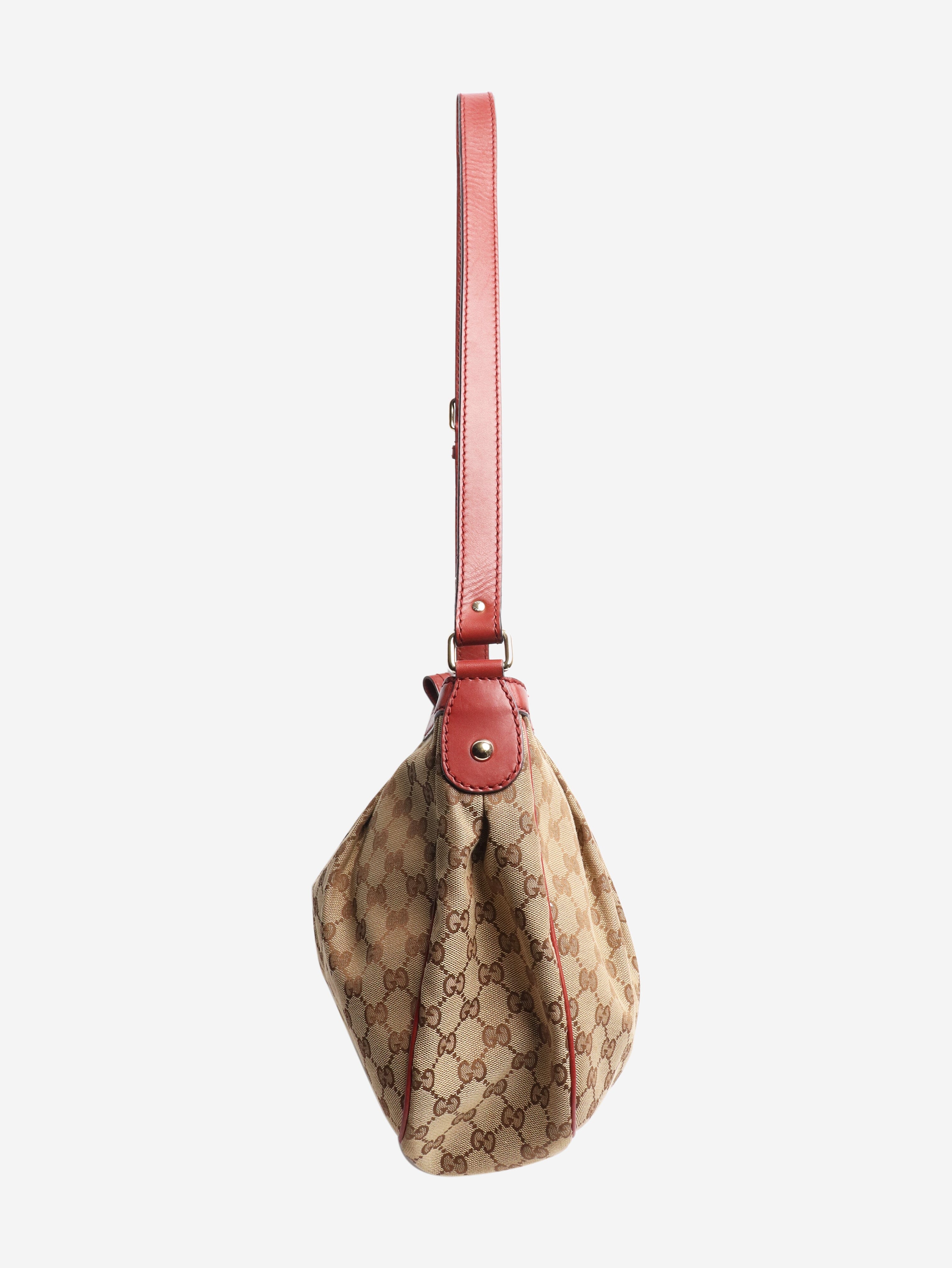 Brown GG canvas shoulder bag - Image 5