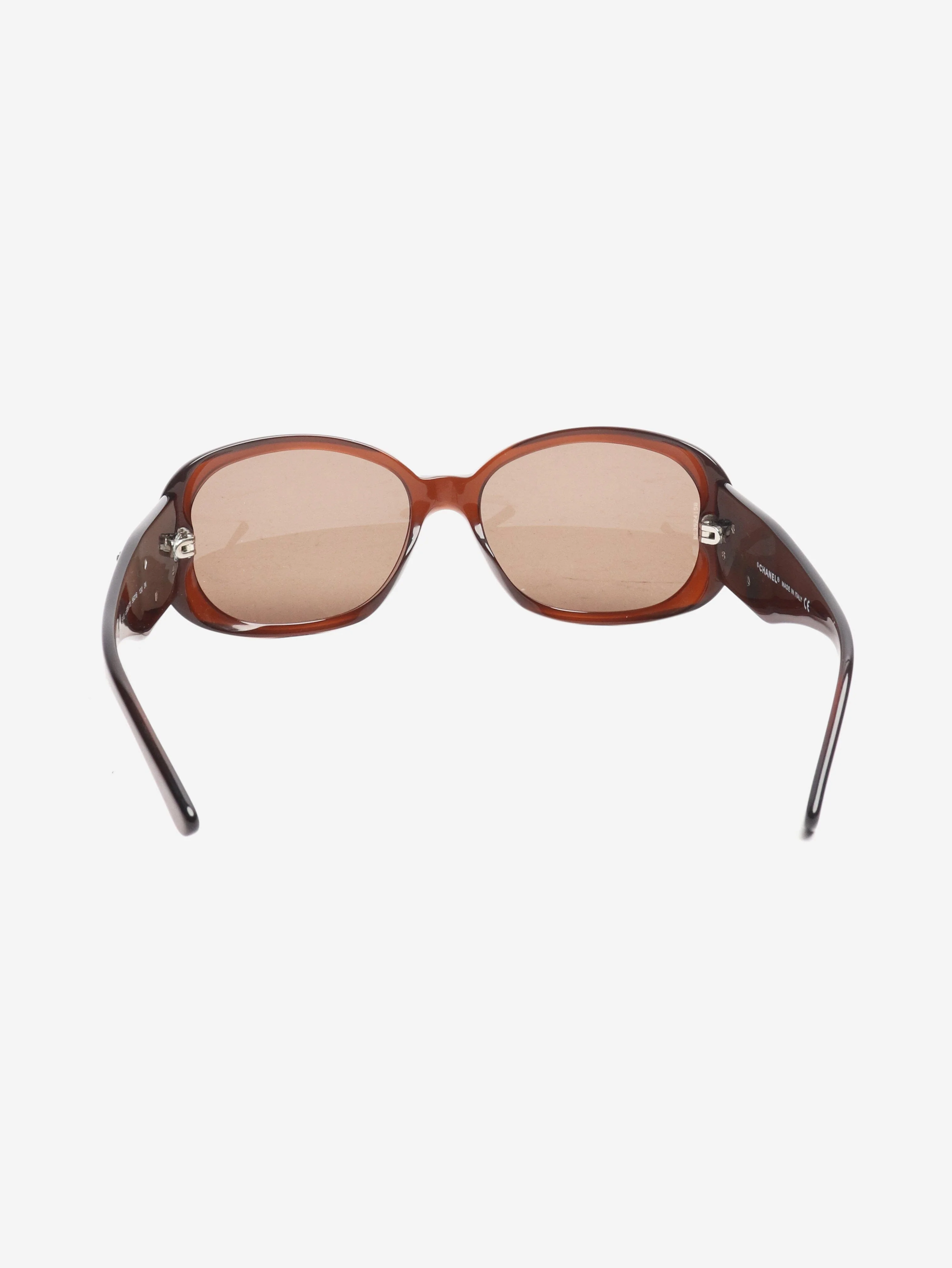 Brown oversized sunglasses - Image 3