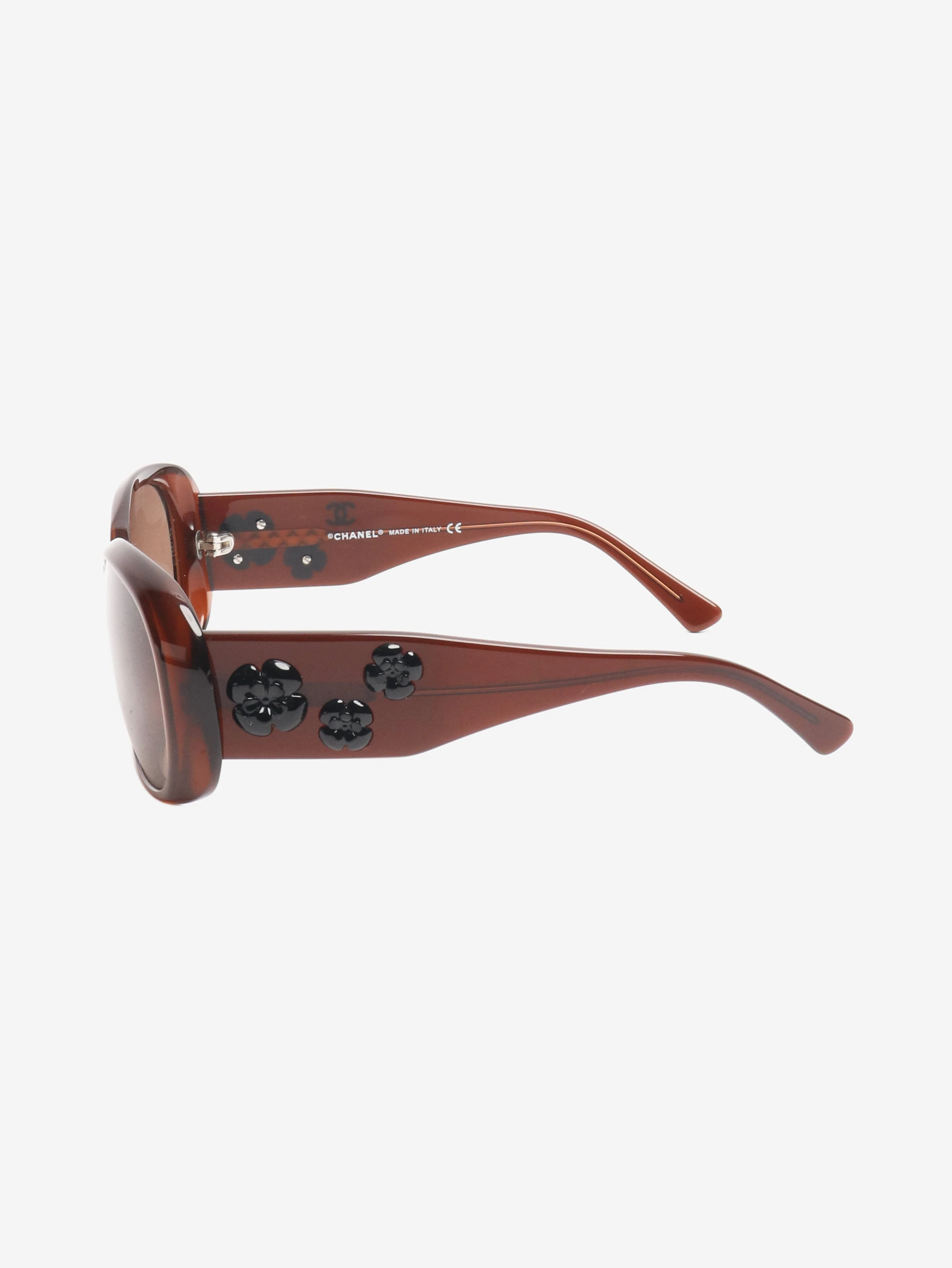 Brown oversized sunglasses - Image 4