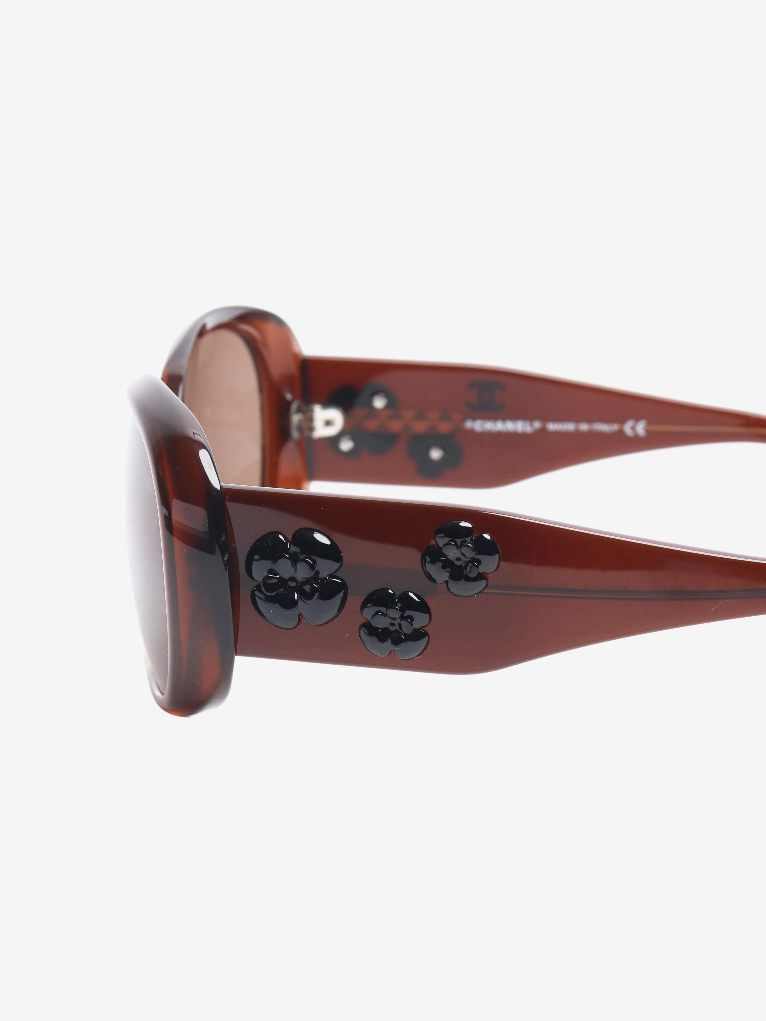 Brown oversized sunglasses - Image 5