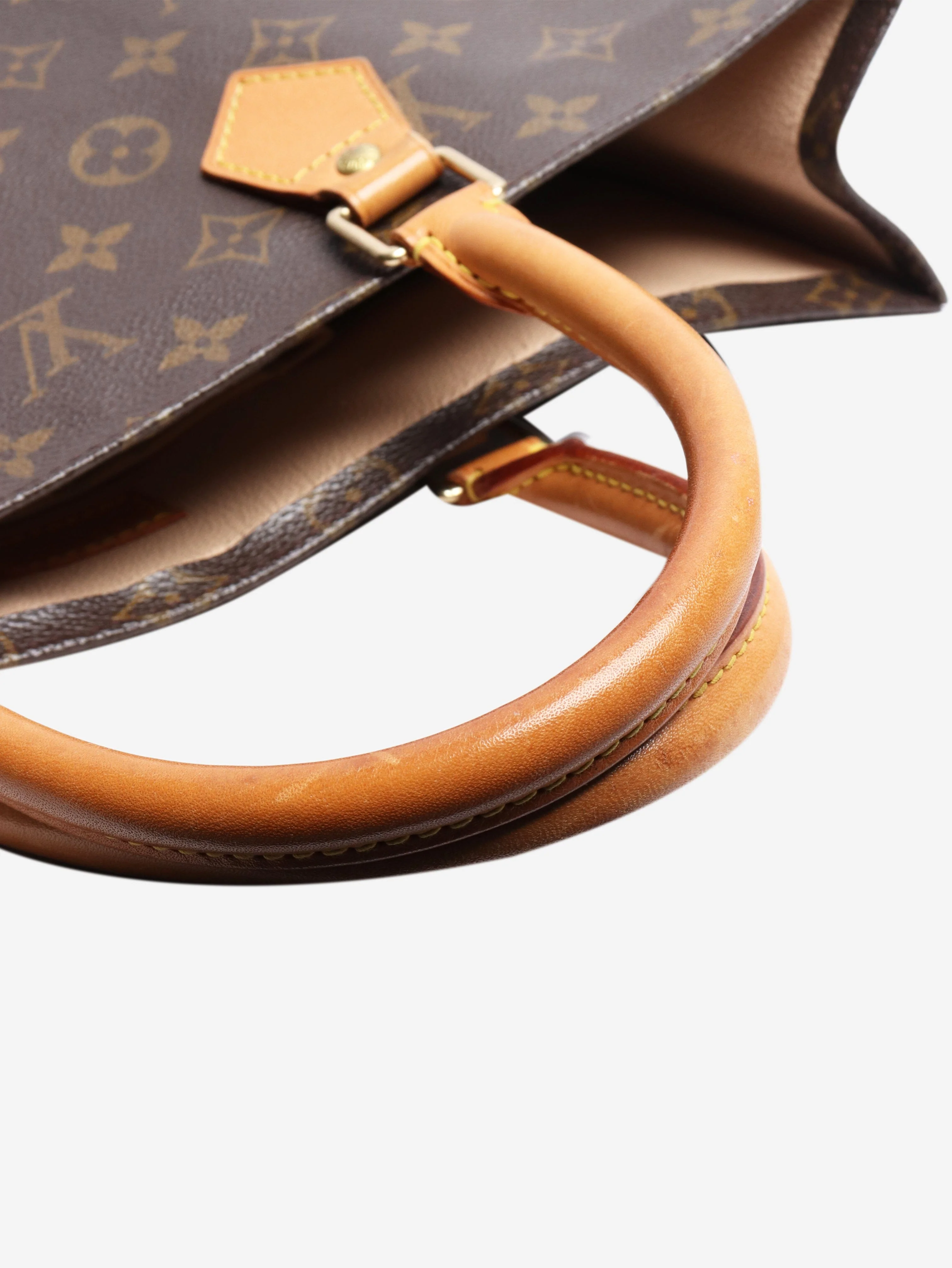 Brown Sac Plat tote - Image 5