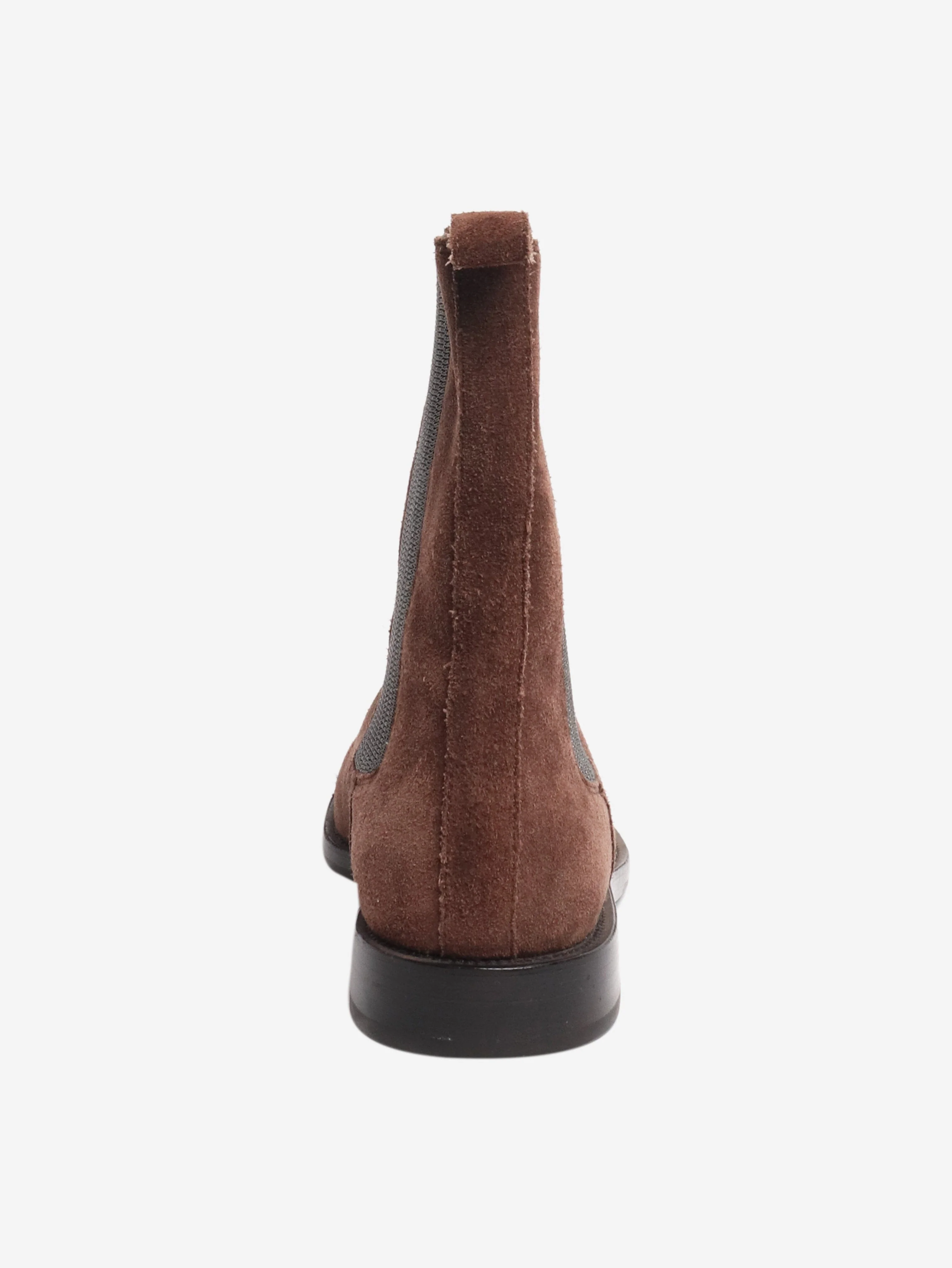 Brown suede chelsea boots - size EU 37 (UK 4) - Image 3