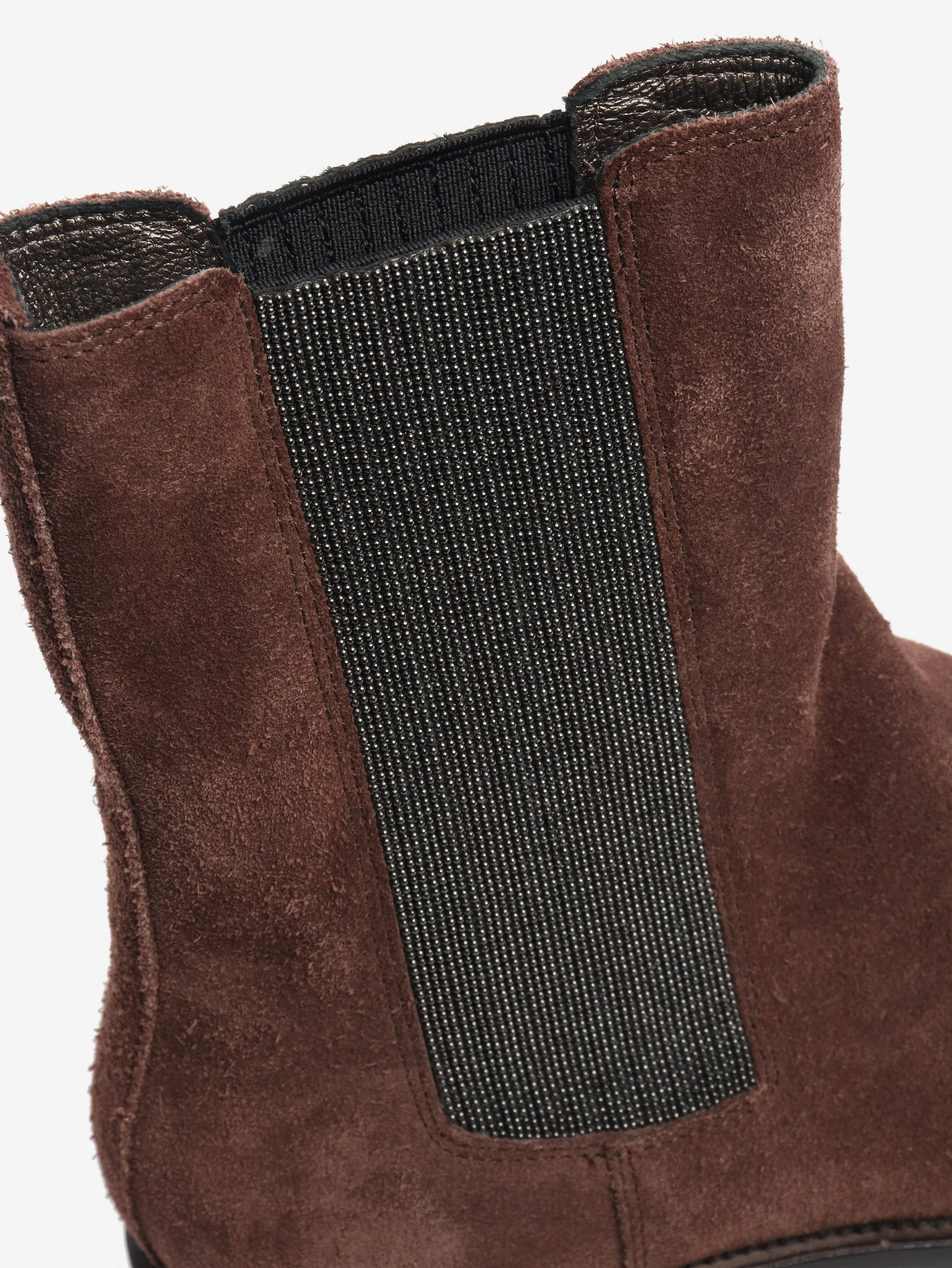 Brown suede chelsea boots - size EU 37 (UK 4) - Image 4