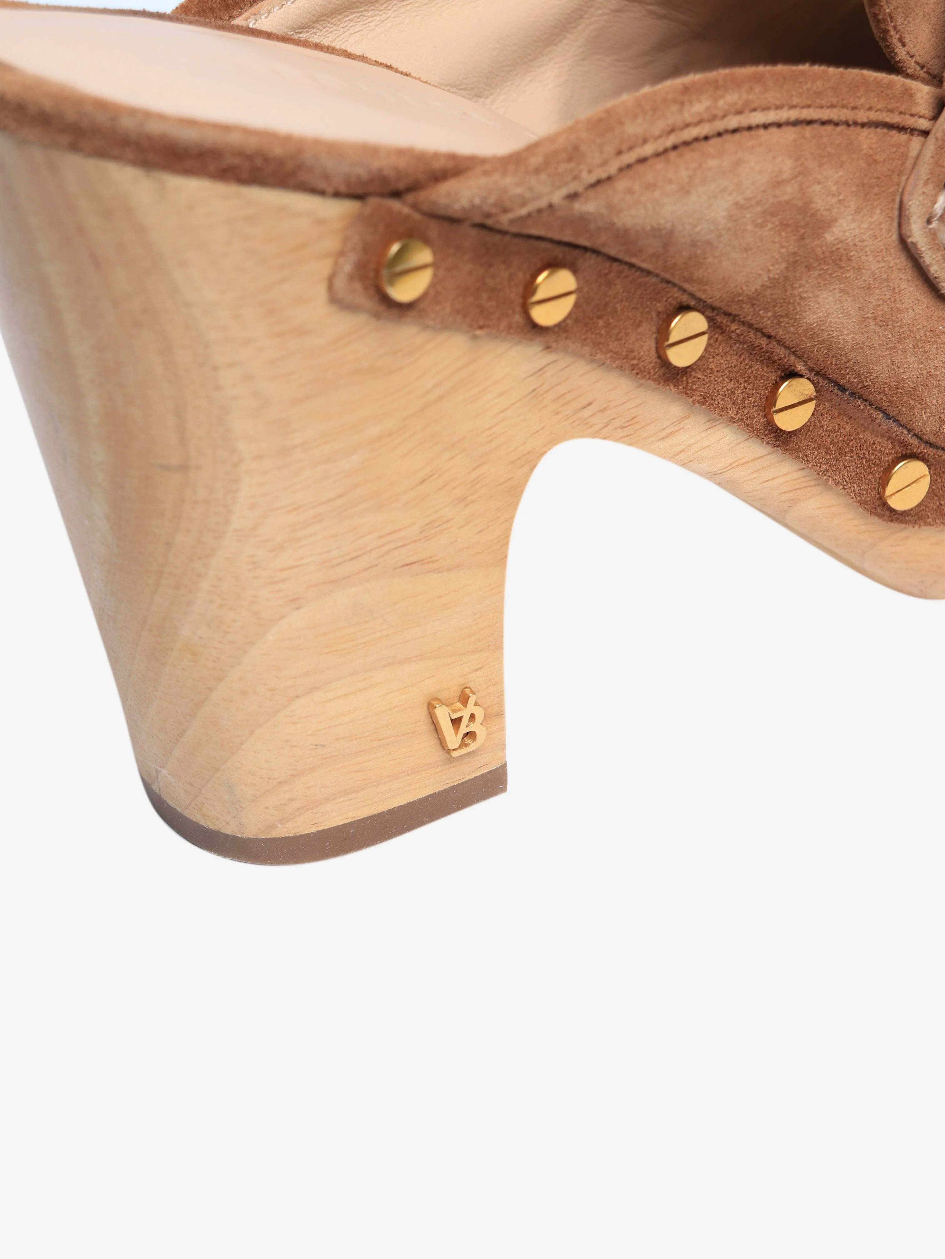 Brown suede clogs - size EU 37.5 - Image 4