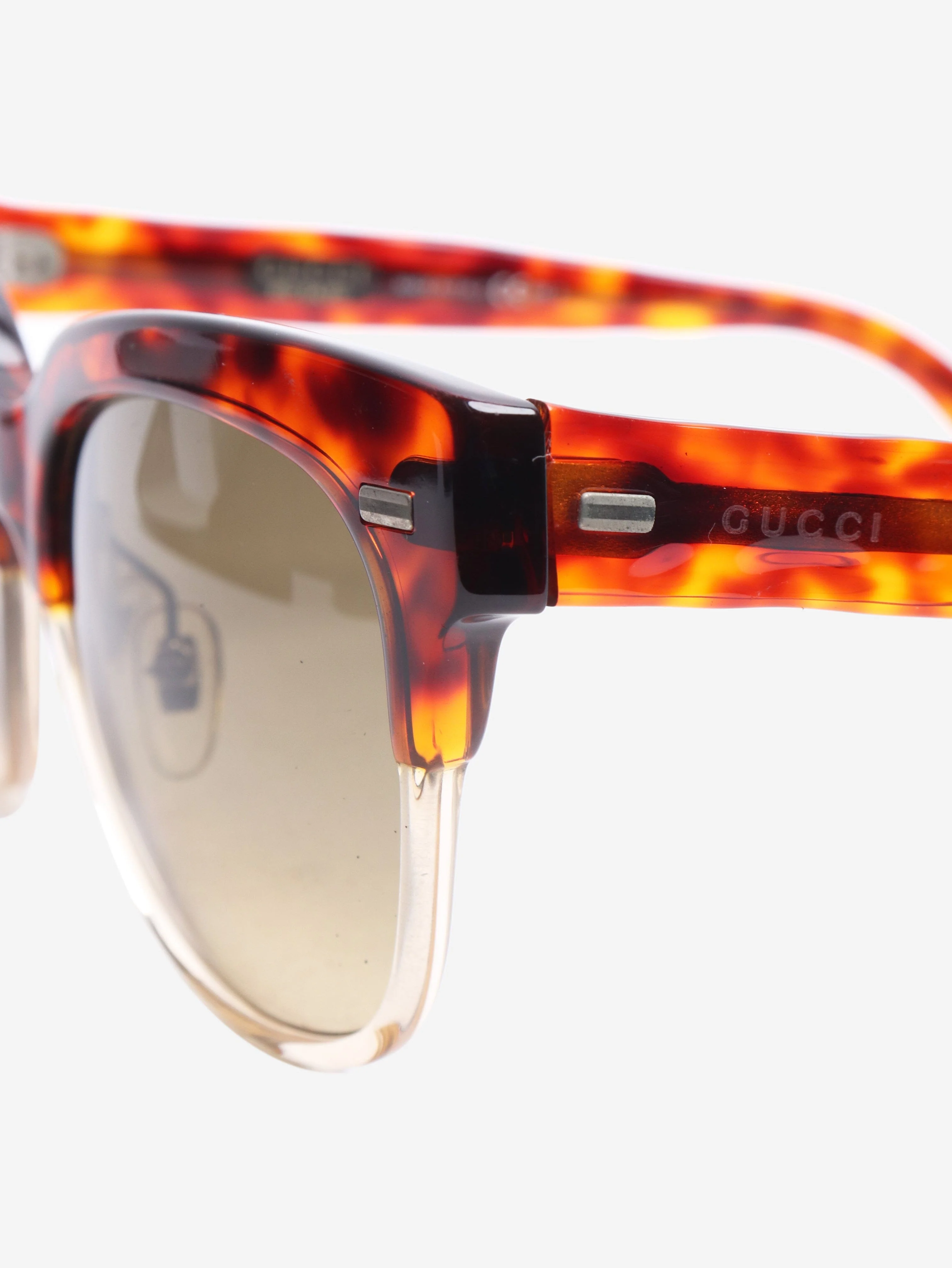 Brown tortoise shell round sunglasses - Image 5