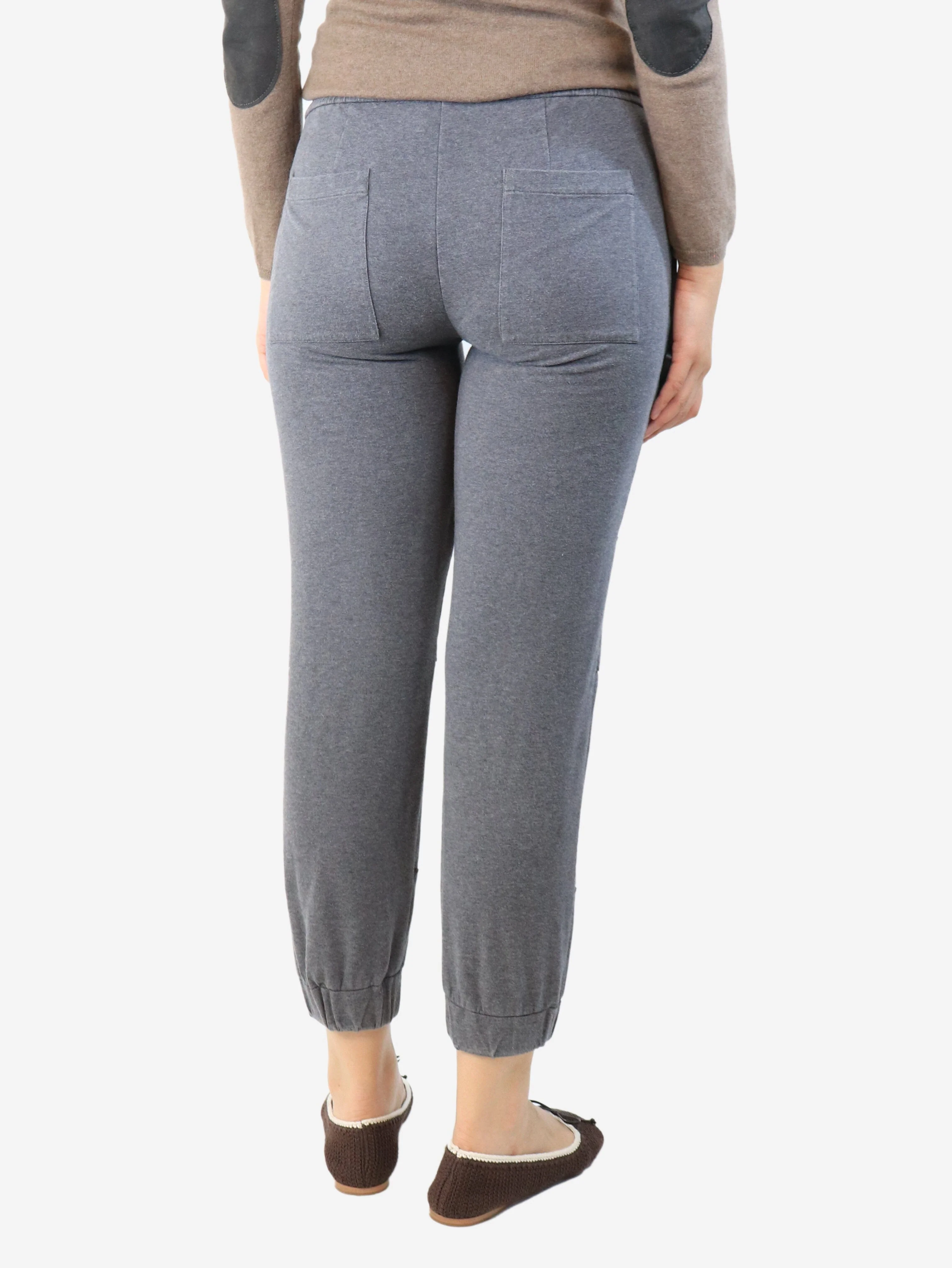 Grey trackpants with beaded detail - size XS - Image 3