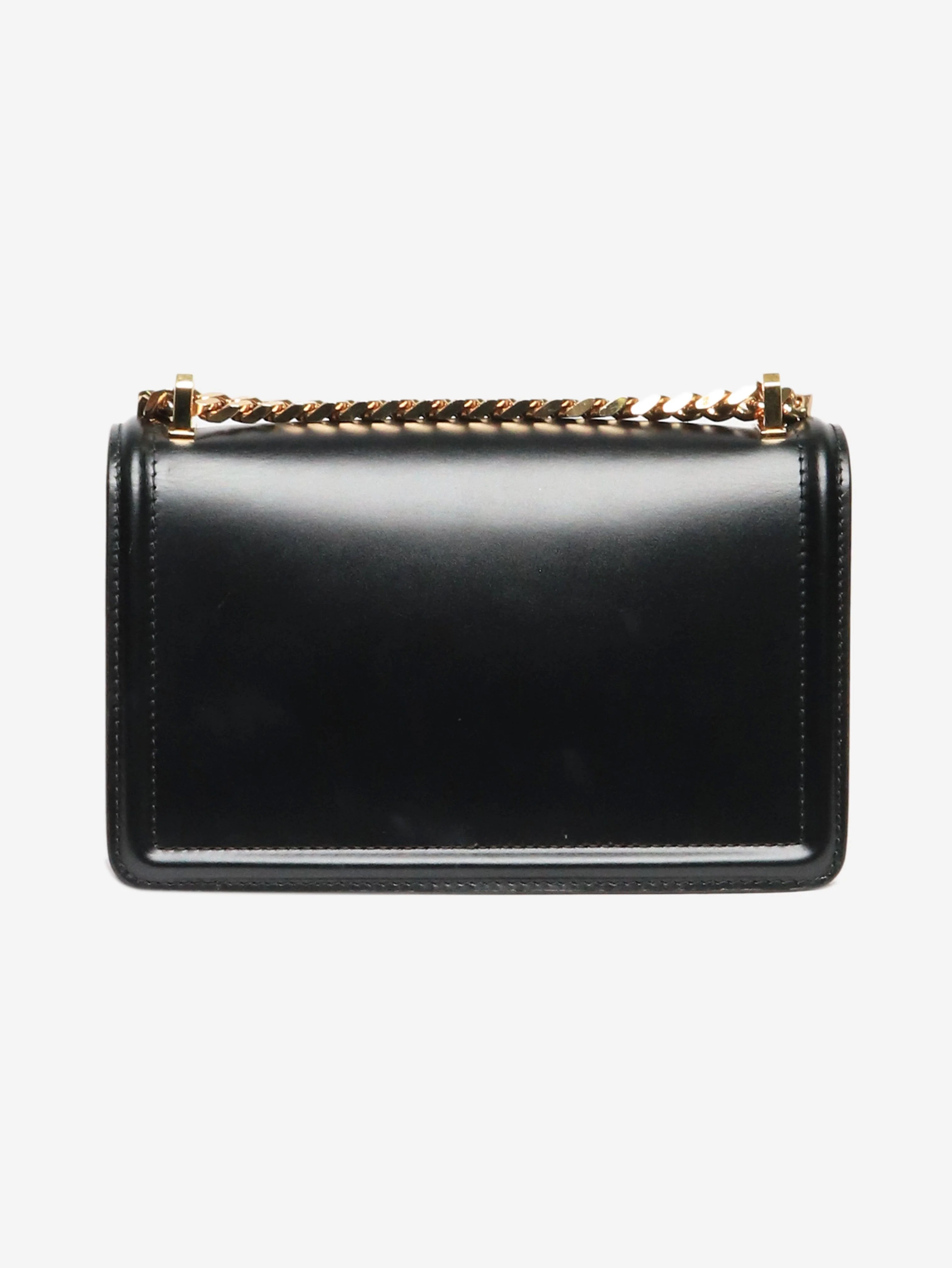 Black mini leather TB Bag - Image 3
