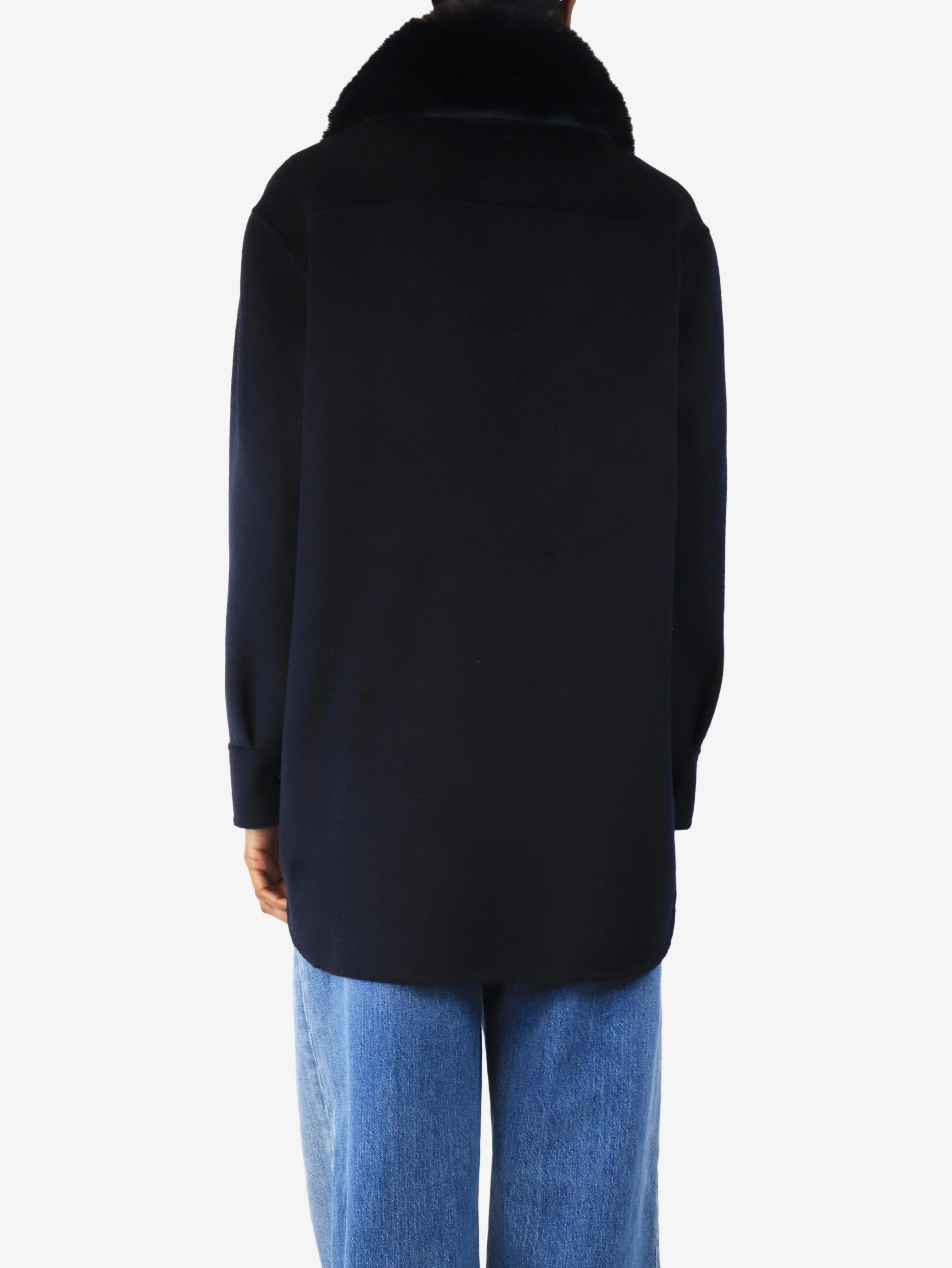Black nylon pullover - size UK 4 - Image 3