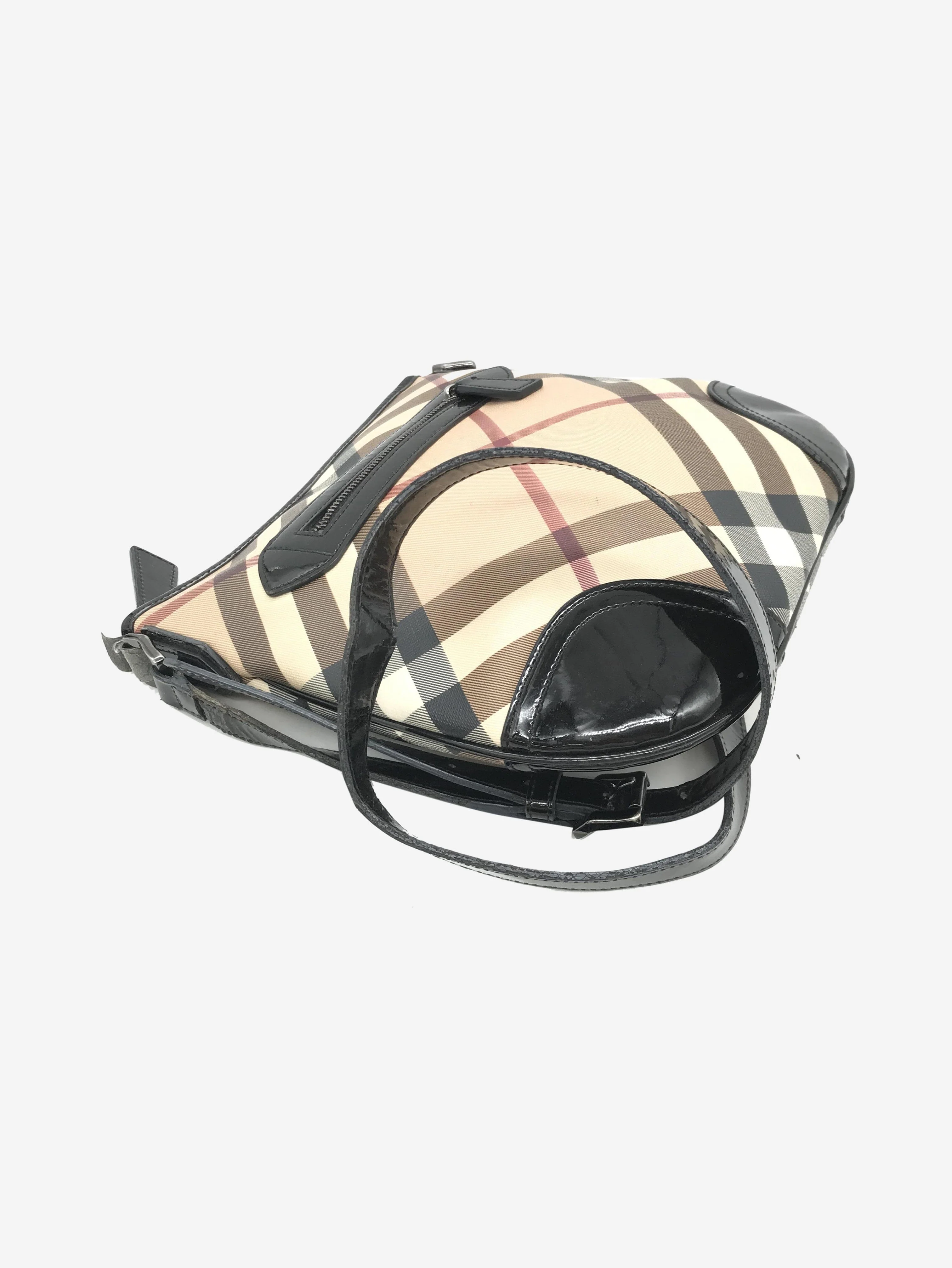 Neutral check crossbody bag - Image 3