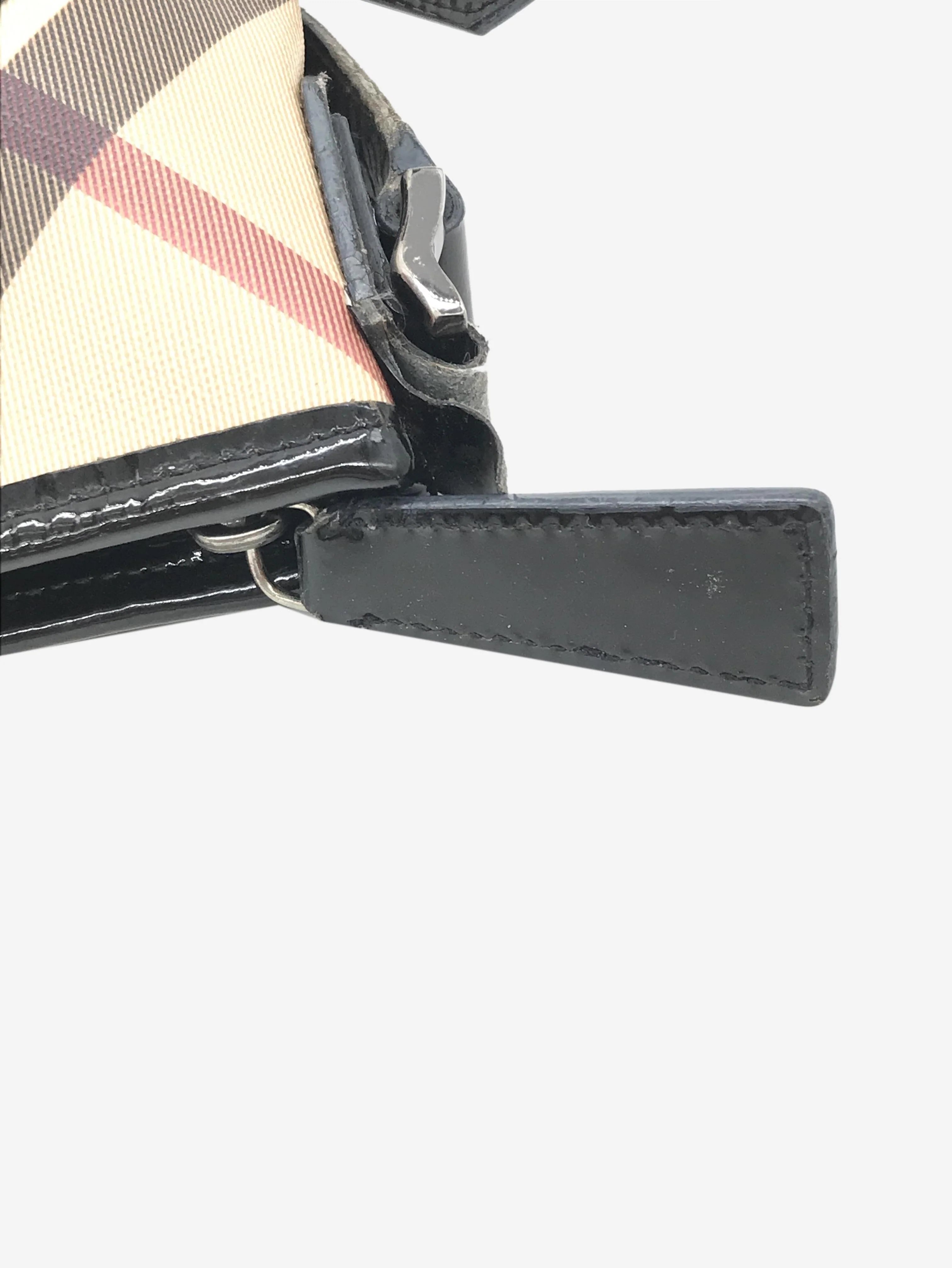 Neutral check crossbody bag - Image 4