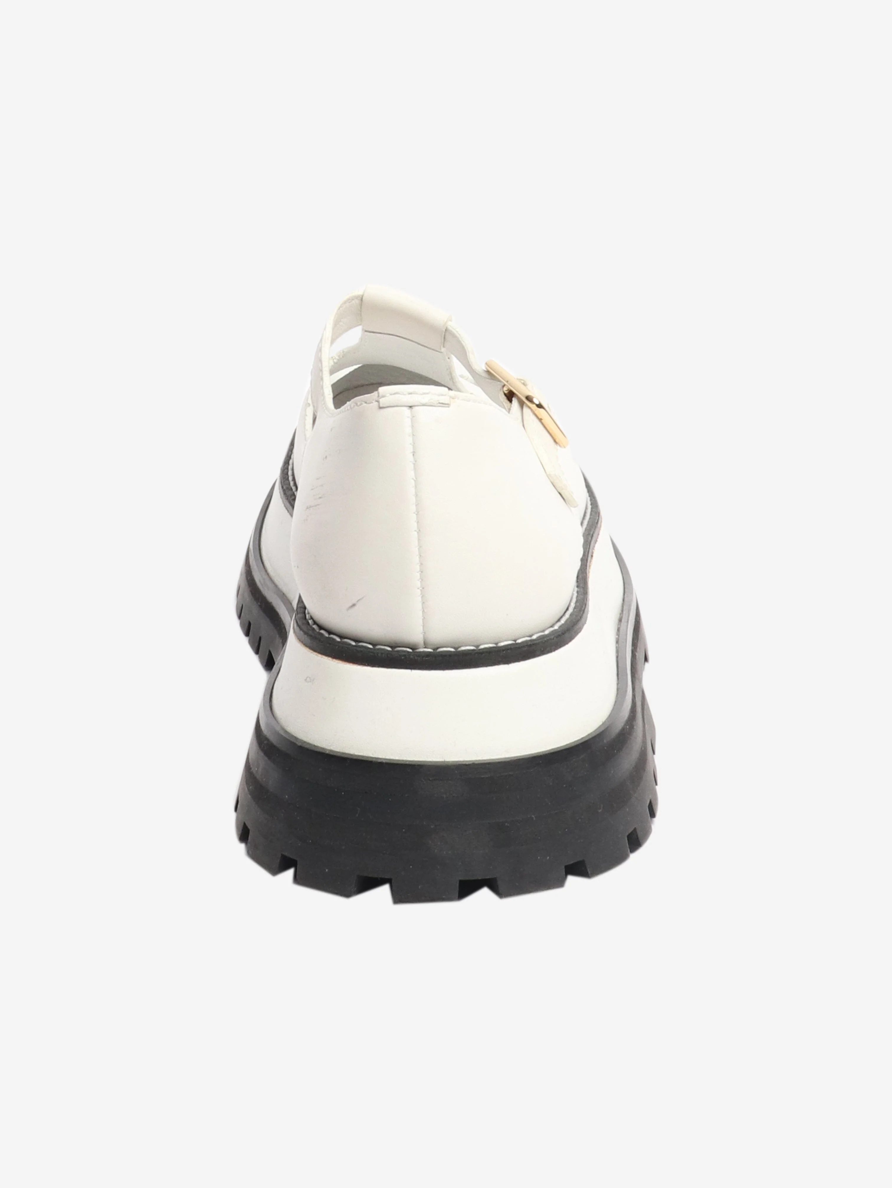 White chunky mary-janes - size EU 37.5 - Image 4