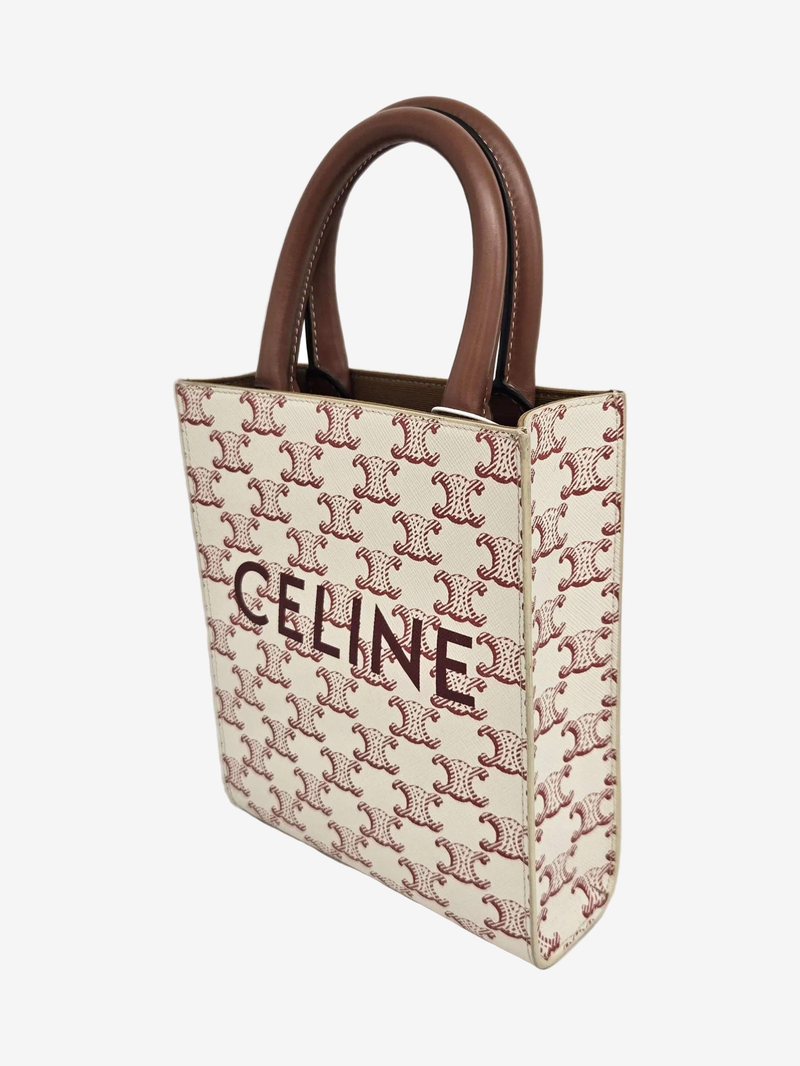 Cream mini Vertical Caba tote bag - Image 2