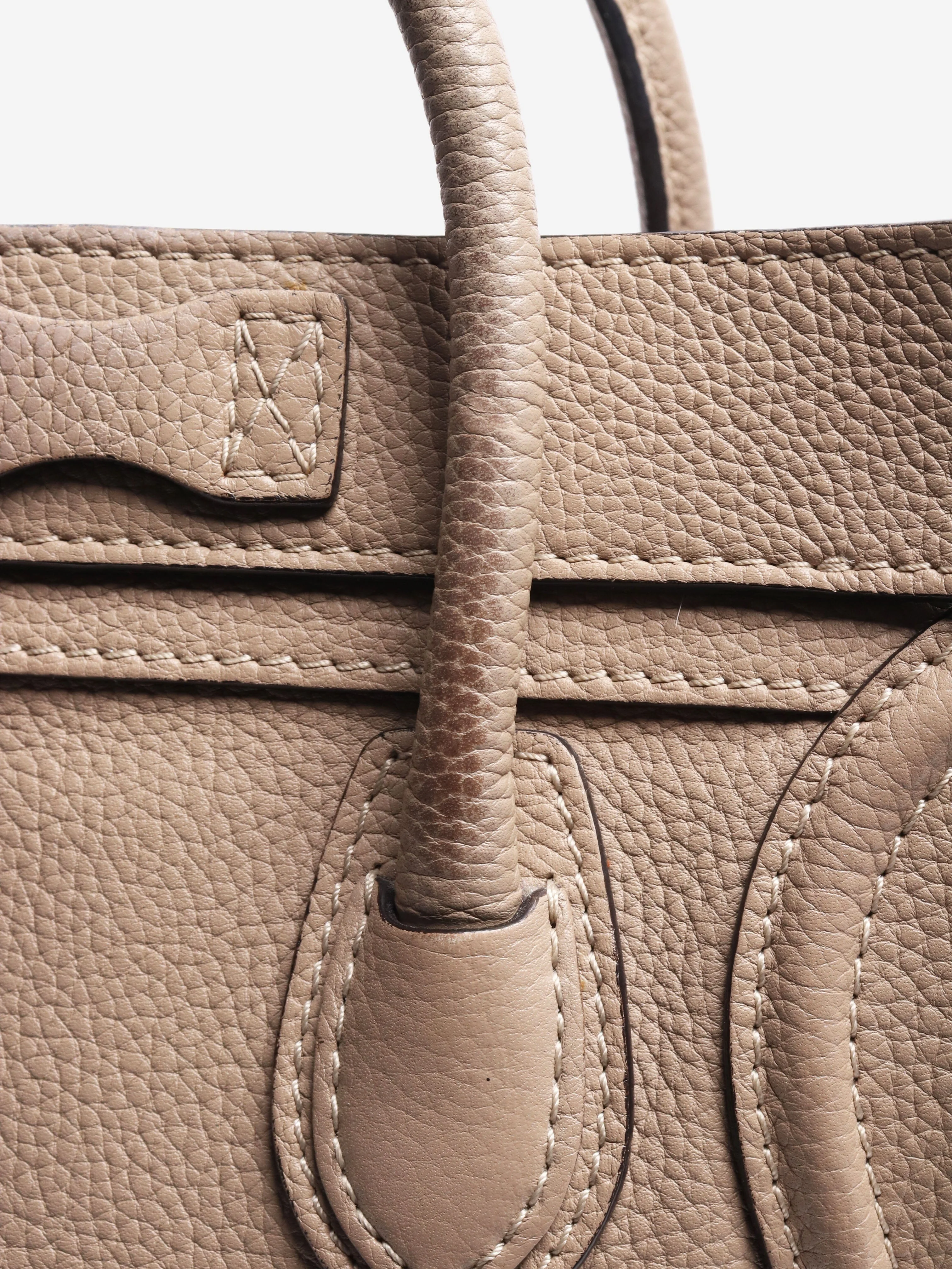 Nano Luggage Calfskin 2Way Handbag - Image 5