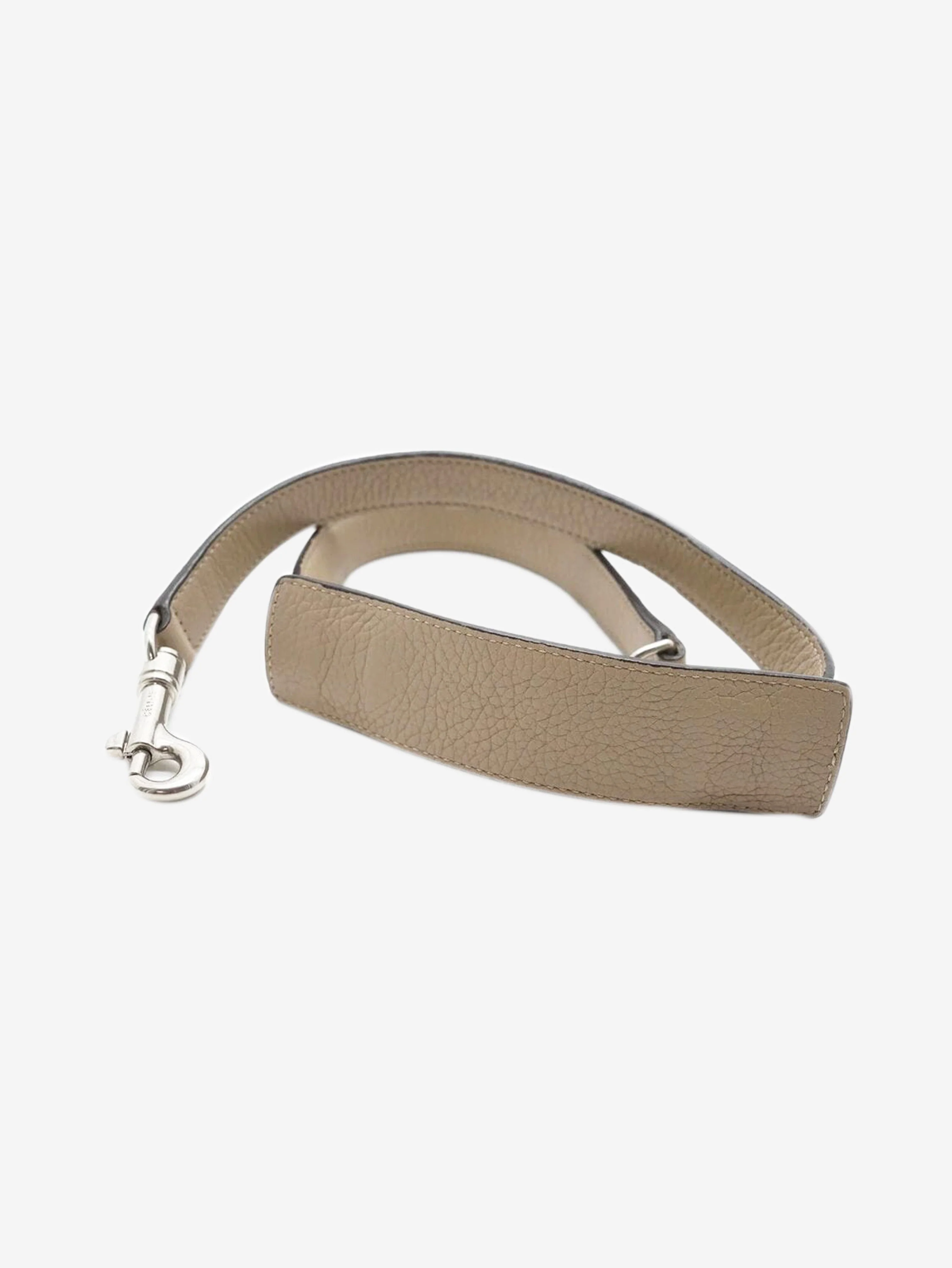 Neutral Trapeze leather and suede 2way bag - Image 12
