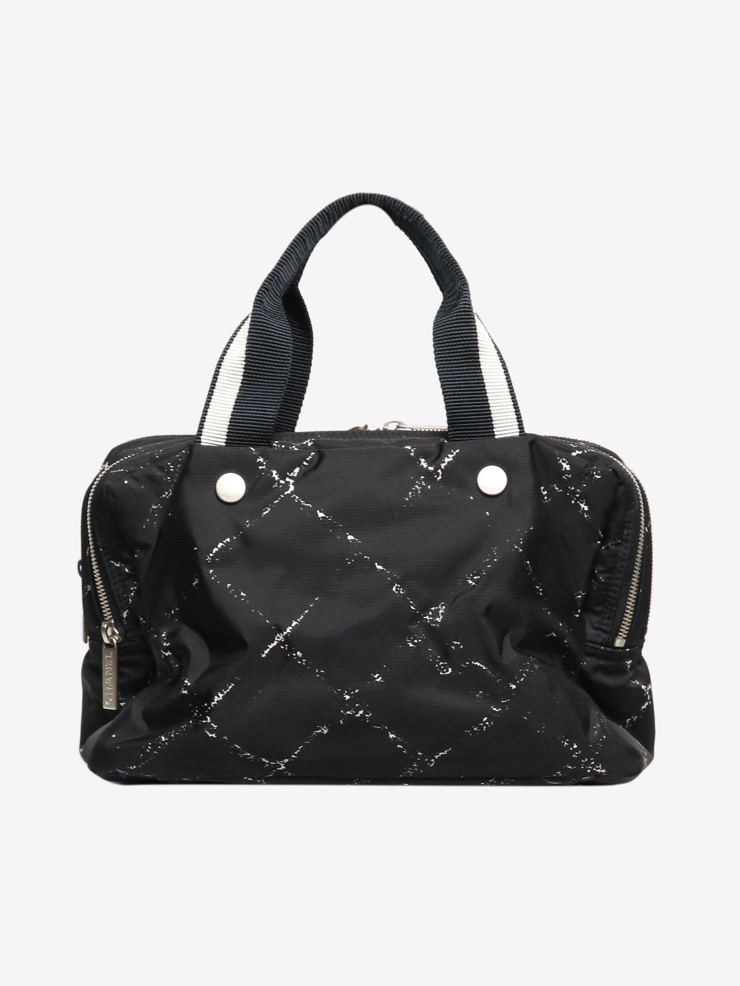 Black canvas Toiletries bag